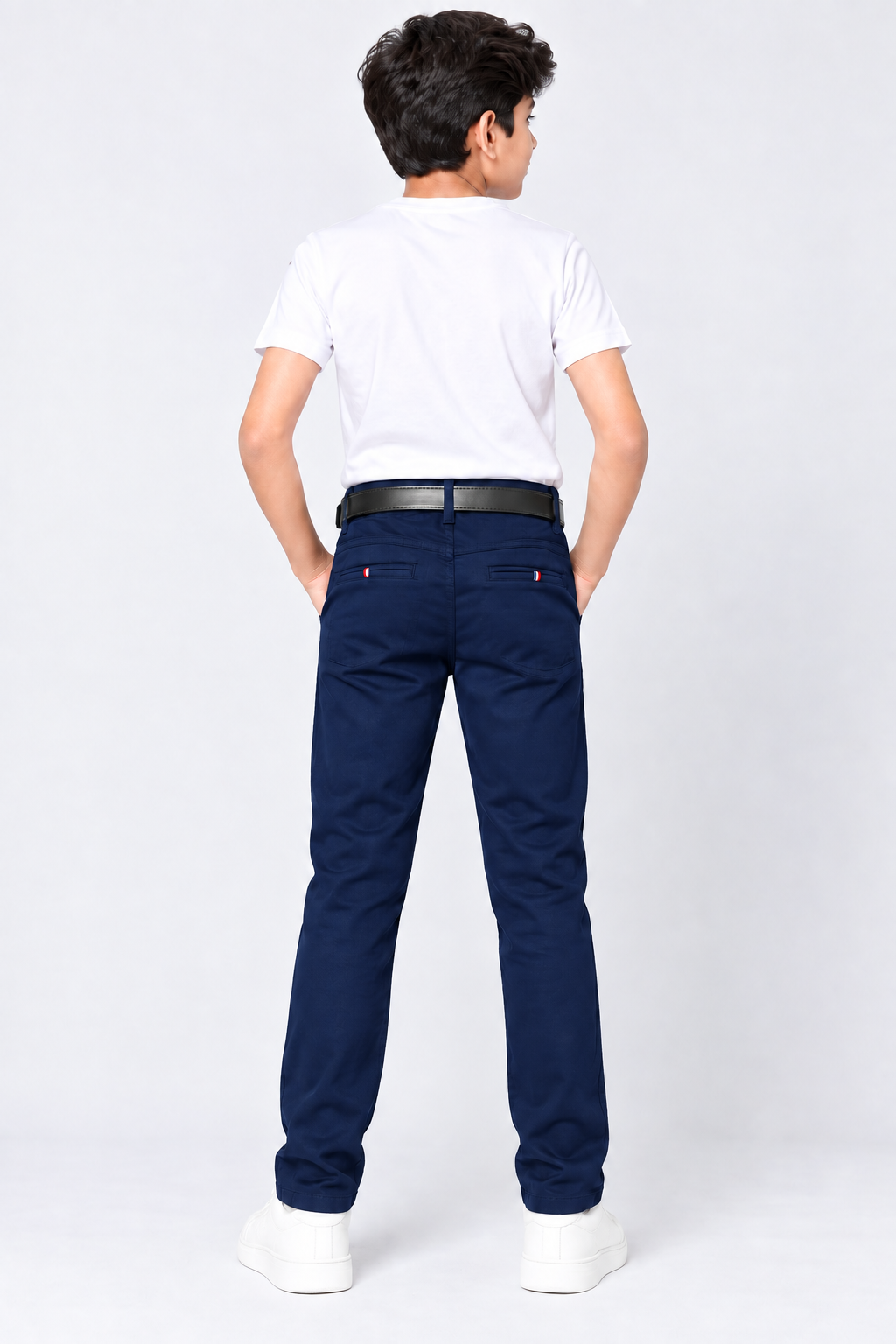 Boys Navyblue Lycra Pant
