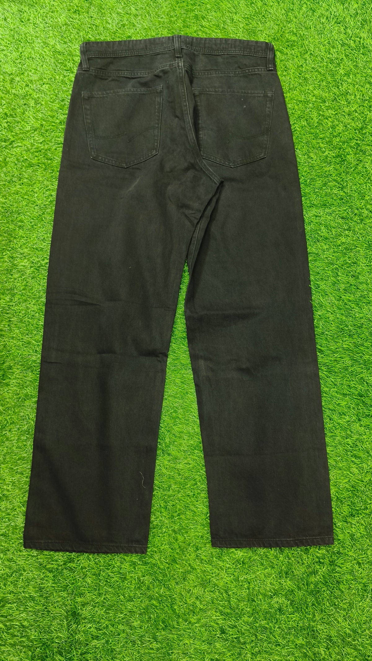 Black Mid-Rise Baggy Fit Jeans-Jack & Jones