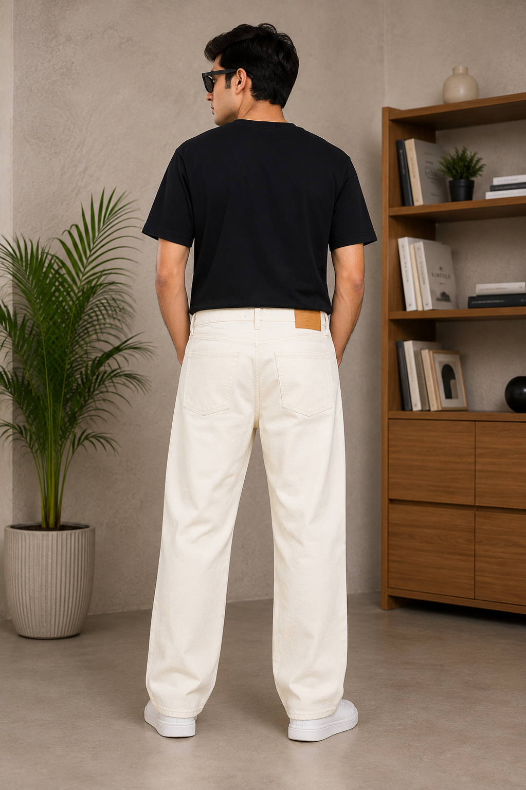White Baggy Fit Jeans Jack & Jones