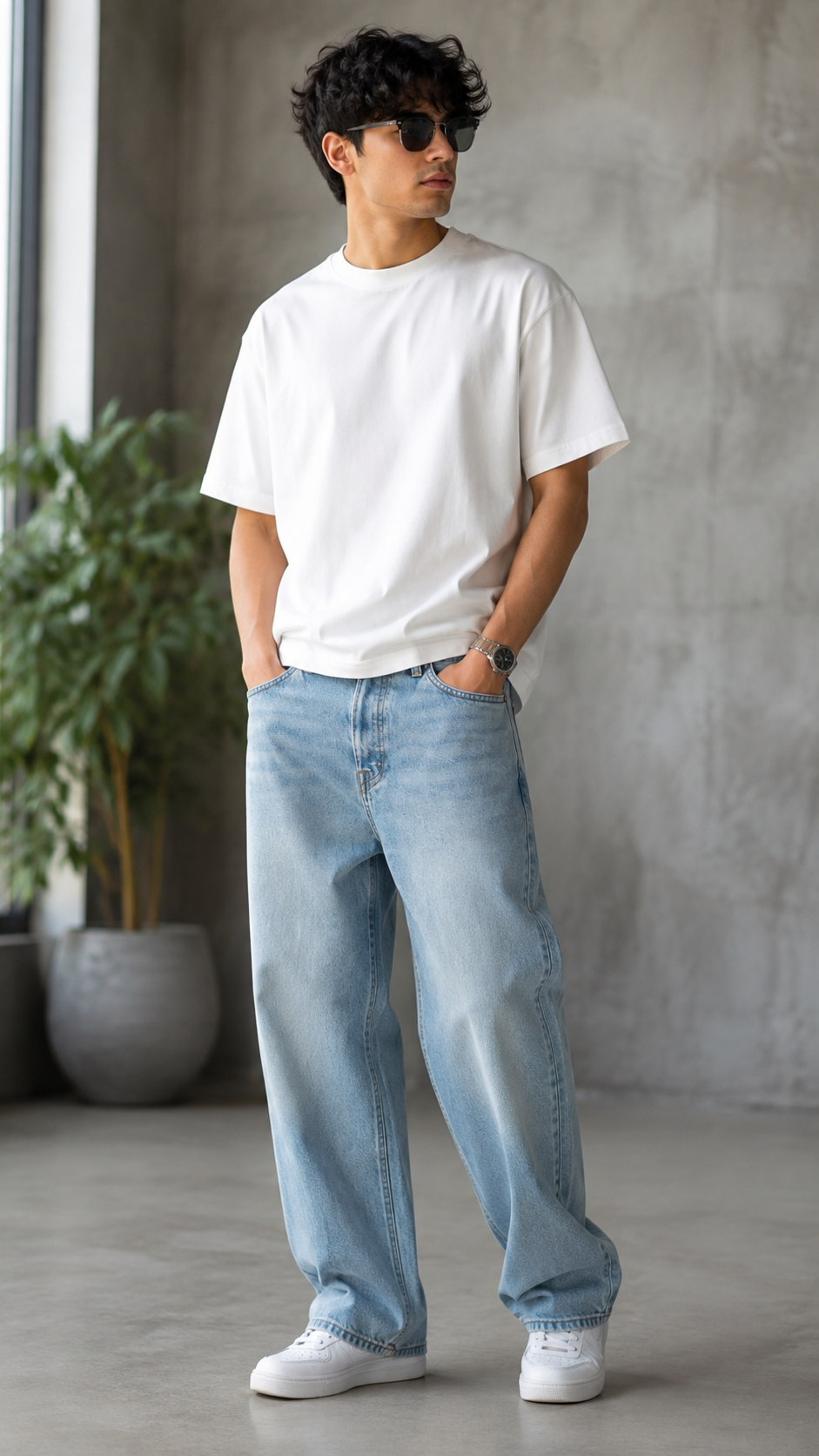 Light Blue  Baggy jeans Jack & Jones