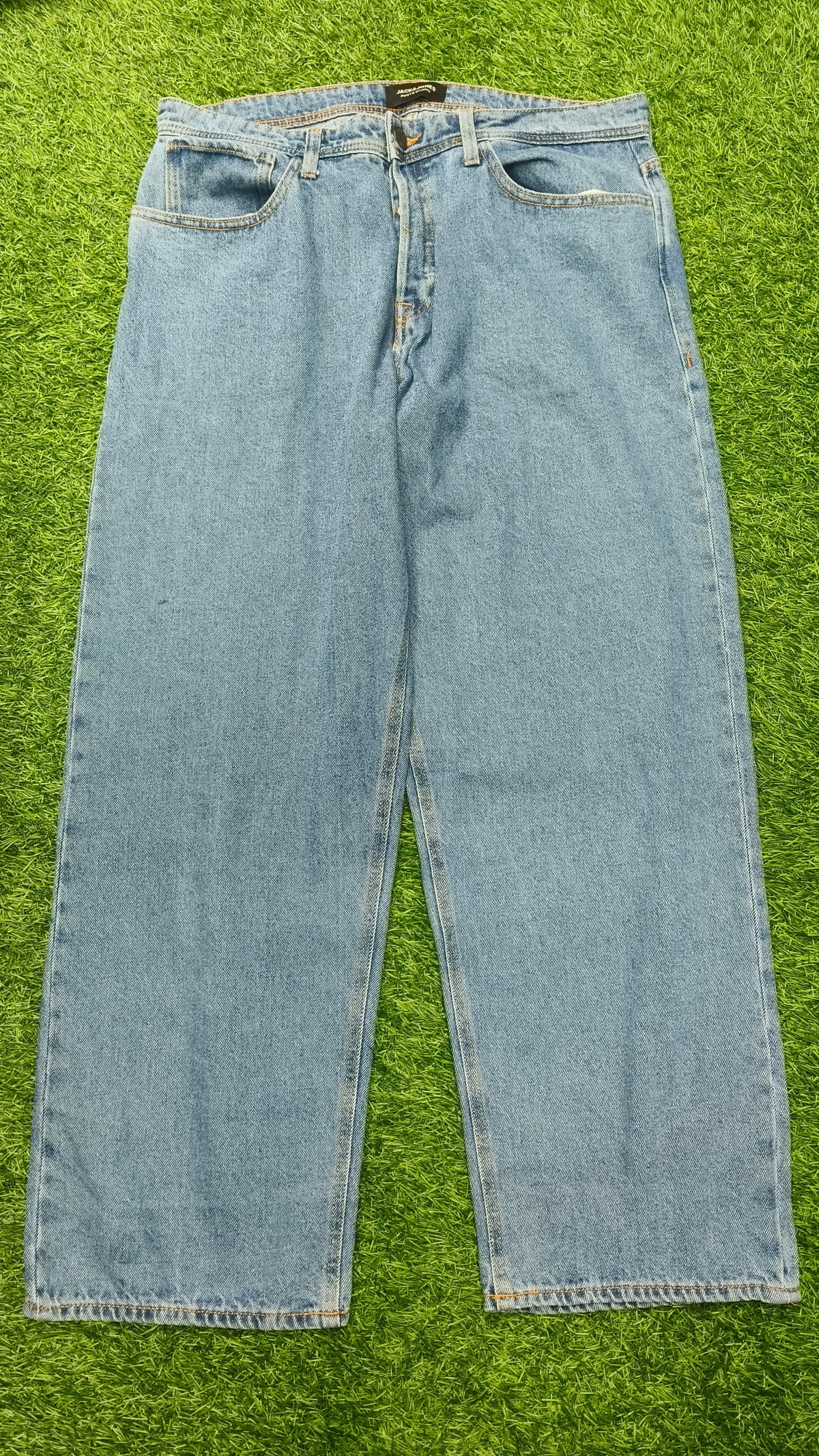 Light Blue Washed Baggy Fit Jeans Jack & Jones