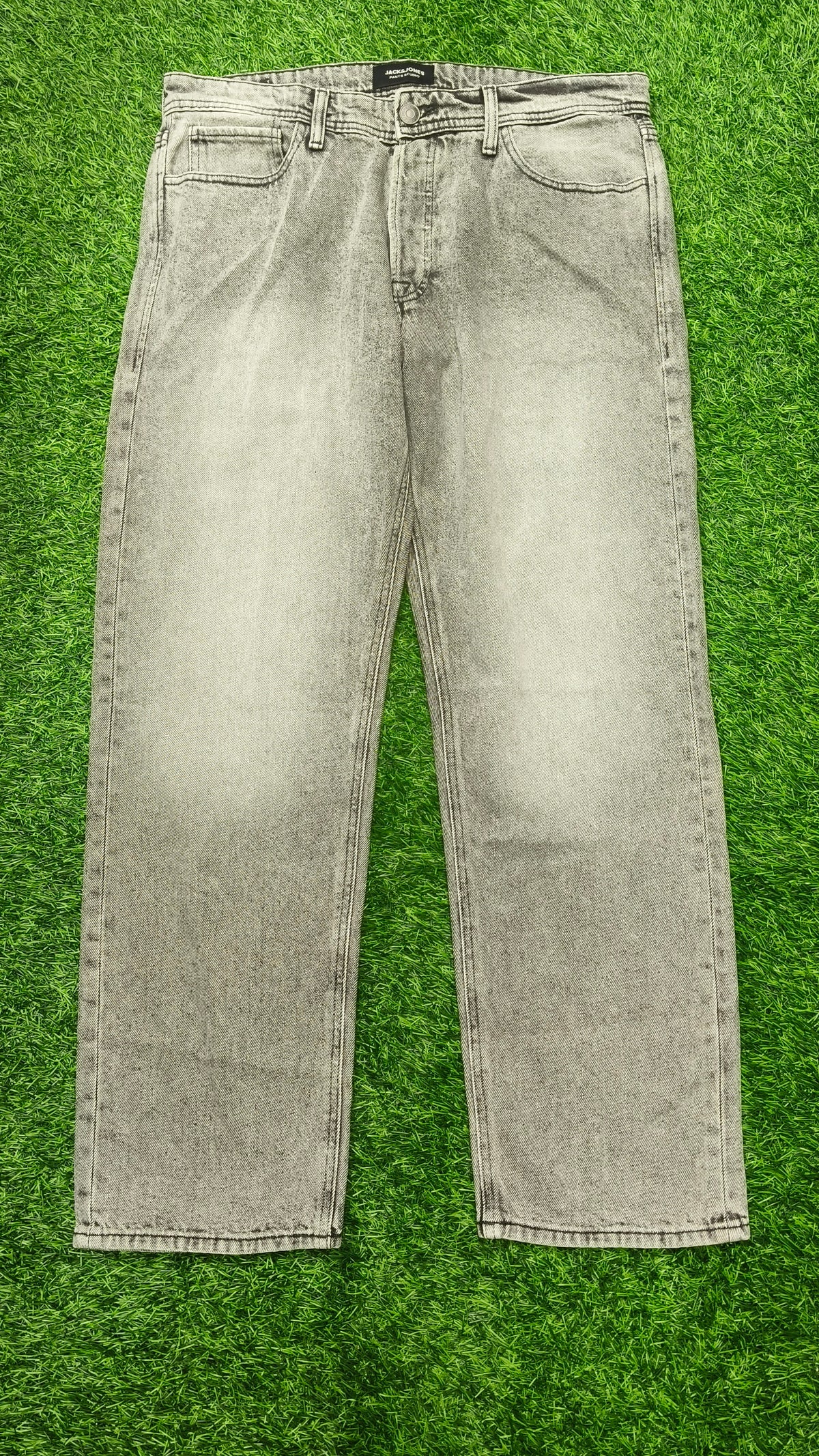 Jack & Jones Light Grey Shade Regular Fit Jeans