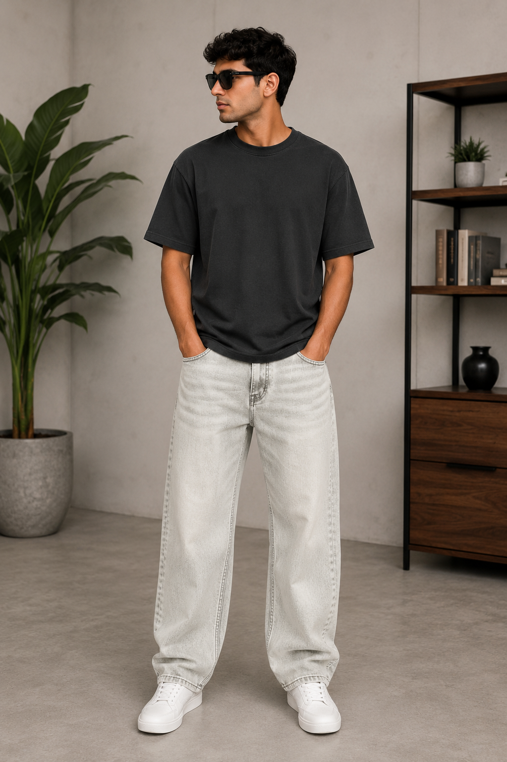 Ligth Grey Slim fit Jack & Jones Jeans