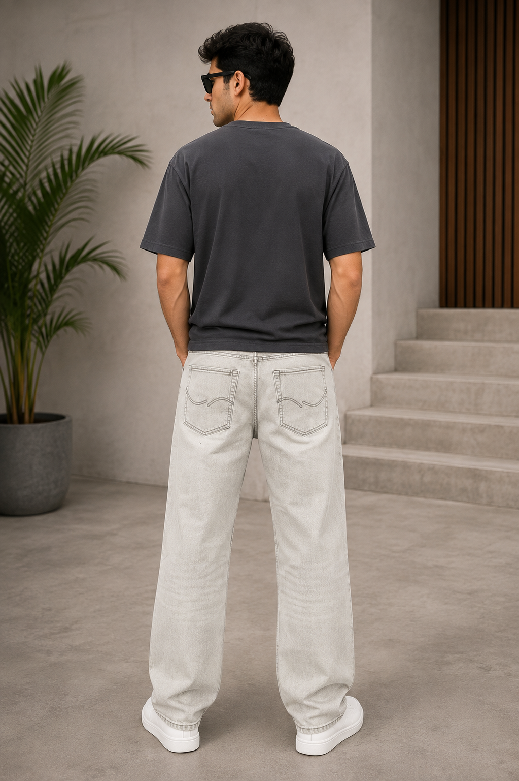 Ligth Grey Slim fit Jack & Jones Jeans