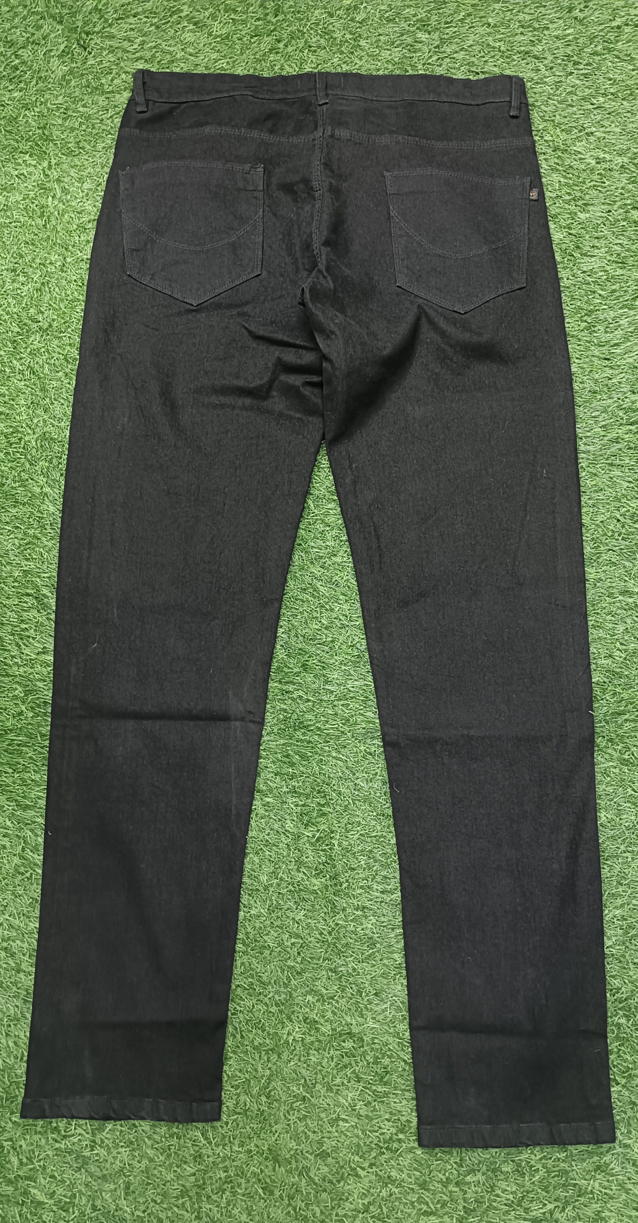 Men’s Jet Black Slim Fit Stretch Denim Jeans