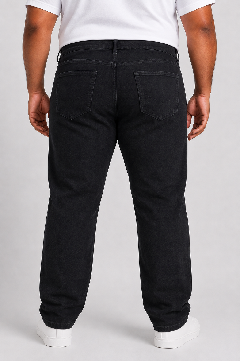 Men’s Jet Black Slim Fit Stretch Denim Jeans
