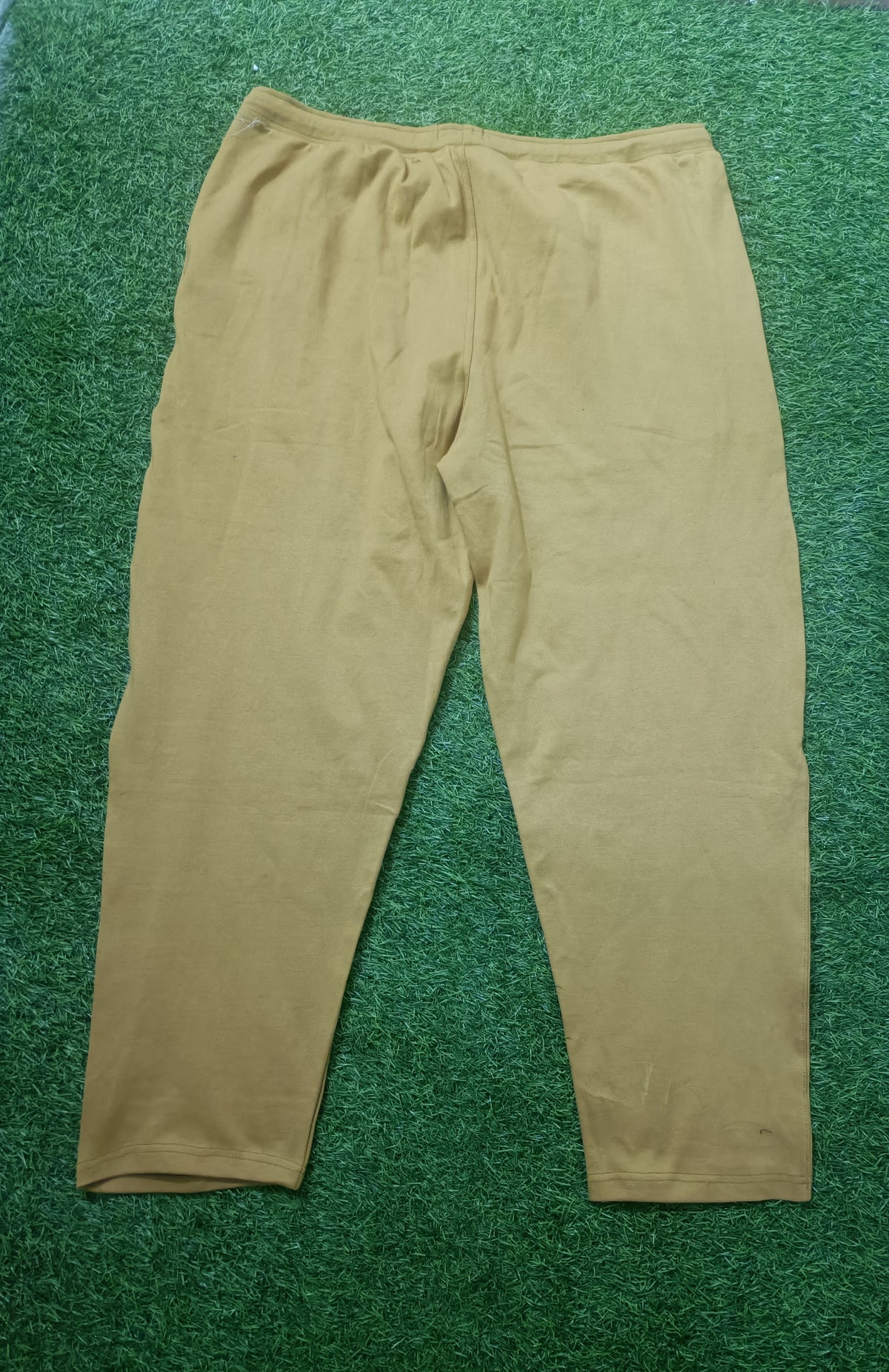 Men's Mustard Yellow color Hosiery cotton Casual Full-Length Track Pants