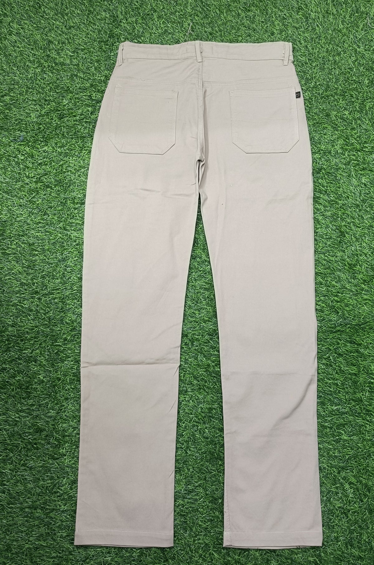 Teen Colours Boys Light Khaki Cotton Pant with 4 Pockets