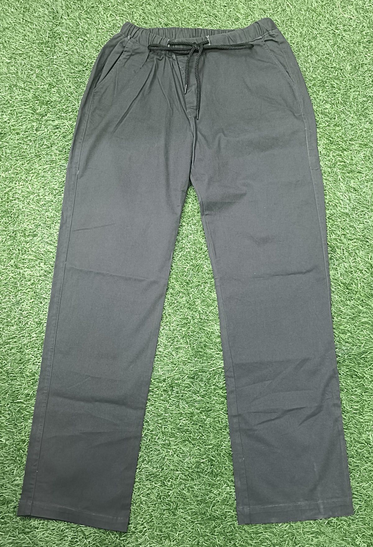 Teen Colours Boy's Mustard Brown Cotton Straight-Fit Elastic Waist Pant with Side Pockets