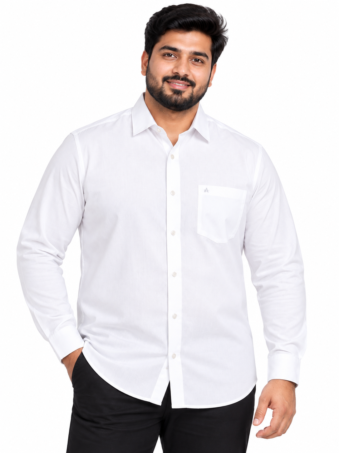 Men’s White Full Sleeve Shirt