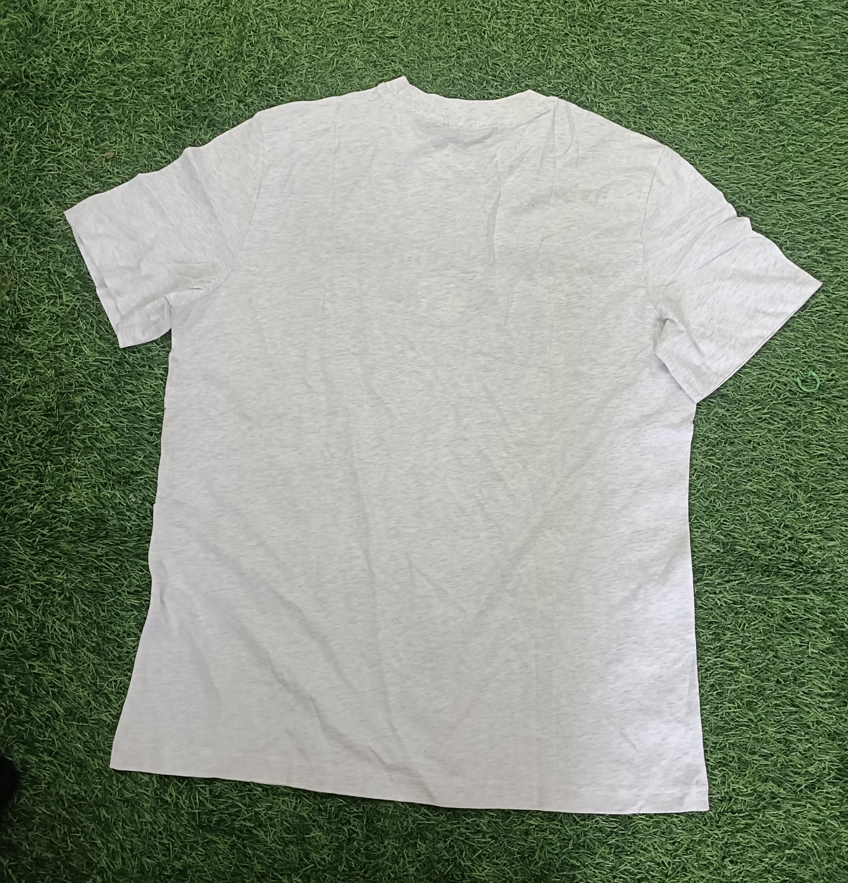 PUMA Men’s Ash Grey Cotton Blend Round Neck Sports T-Shirt