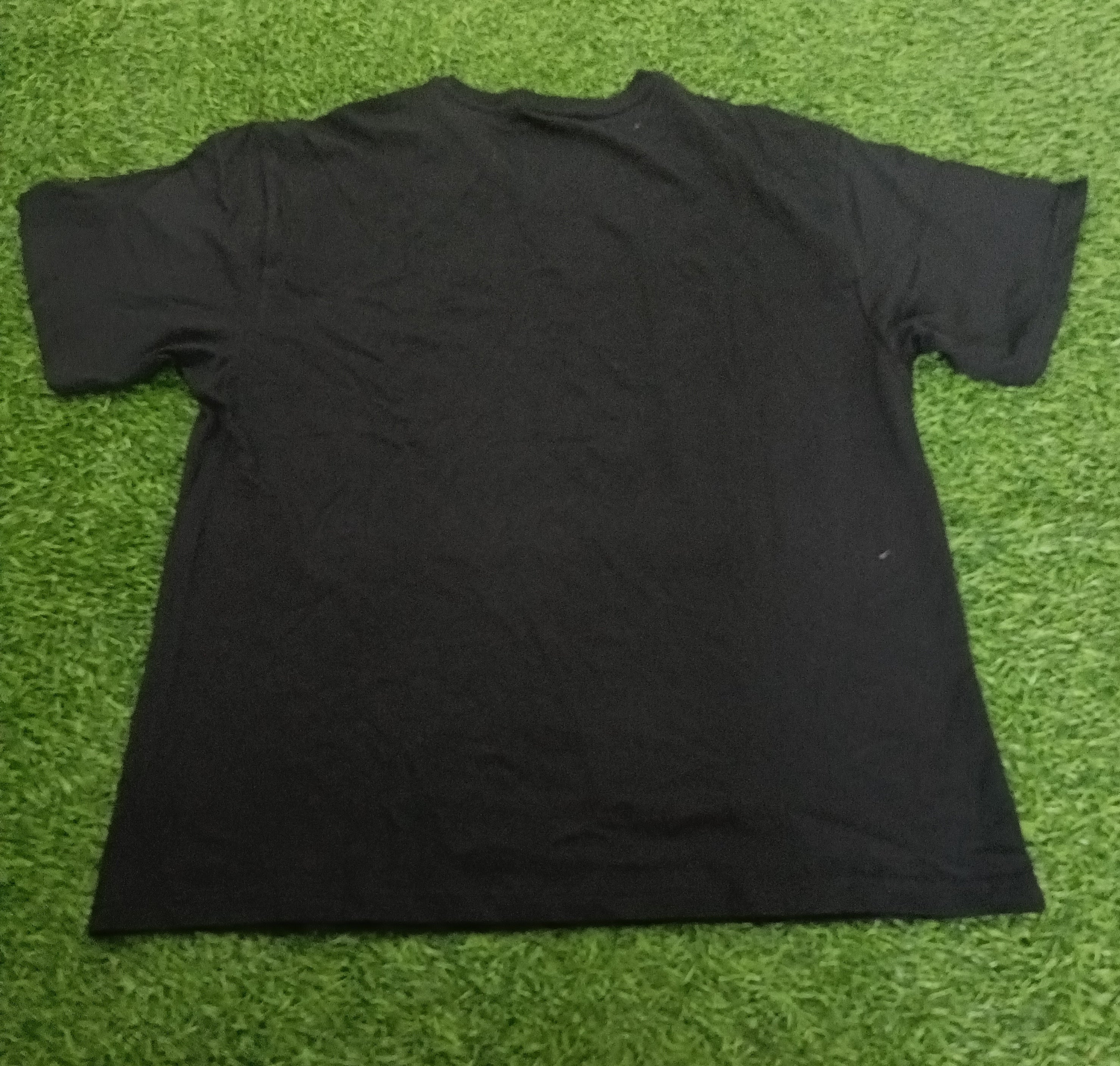 PUMA Men’s Black Graphics Cotton Blend Round Neck Sports T-Shirt