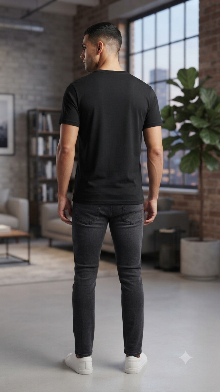 PUMA Men’s Black Graphic Print T-Shirt