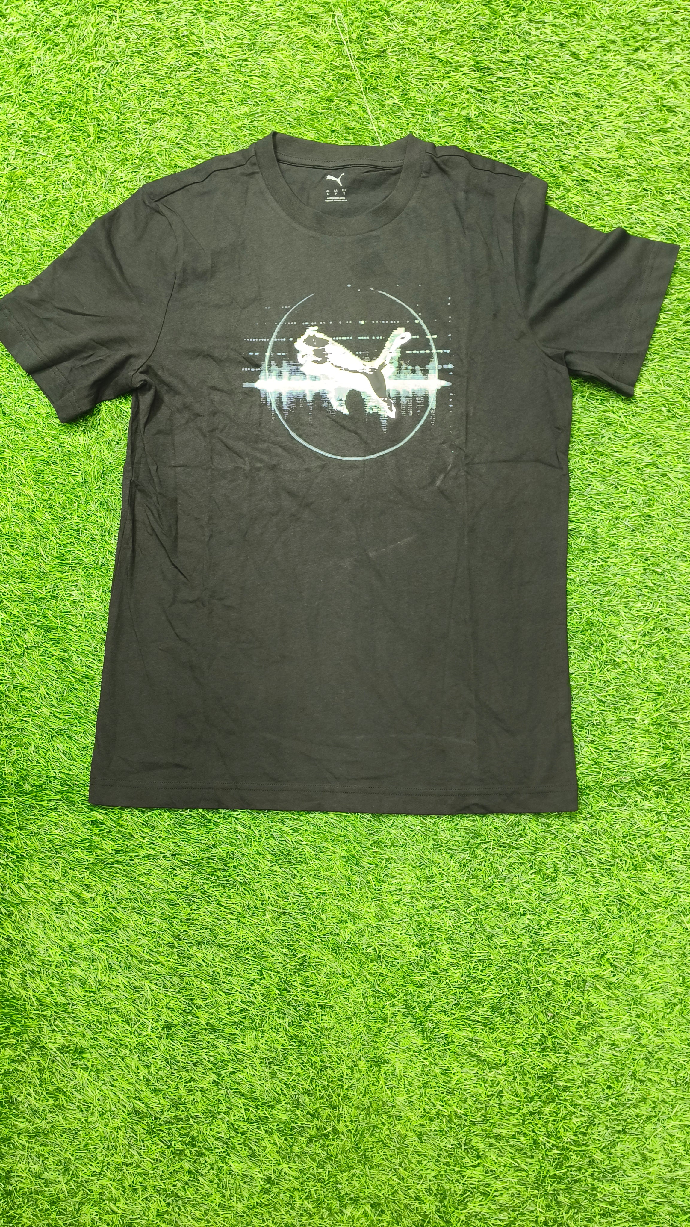PUMA Men’s Black Graphic Print T-Shirt
