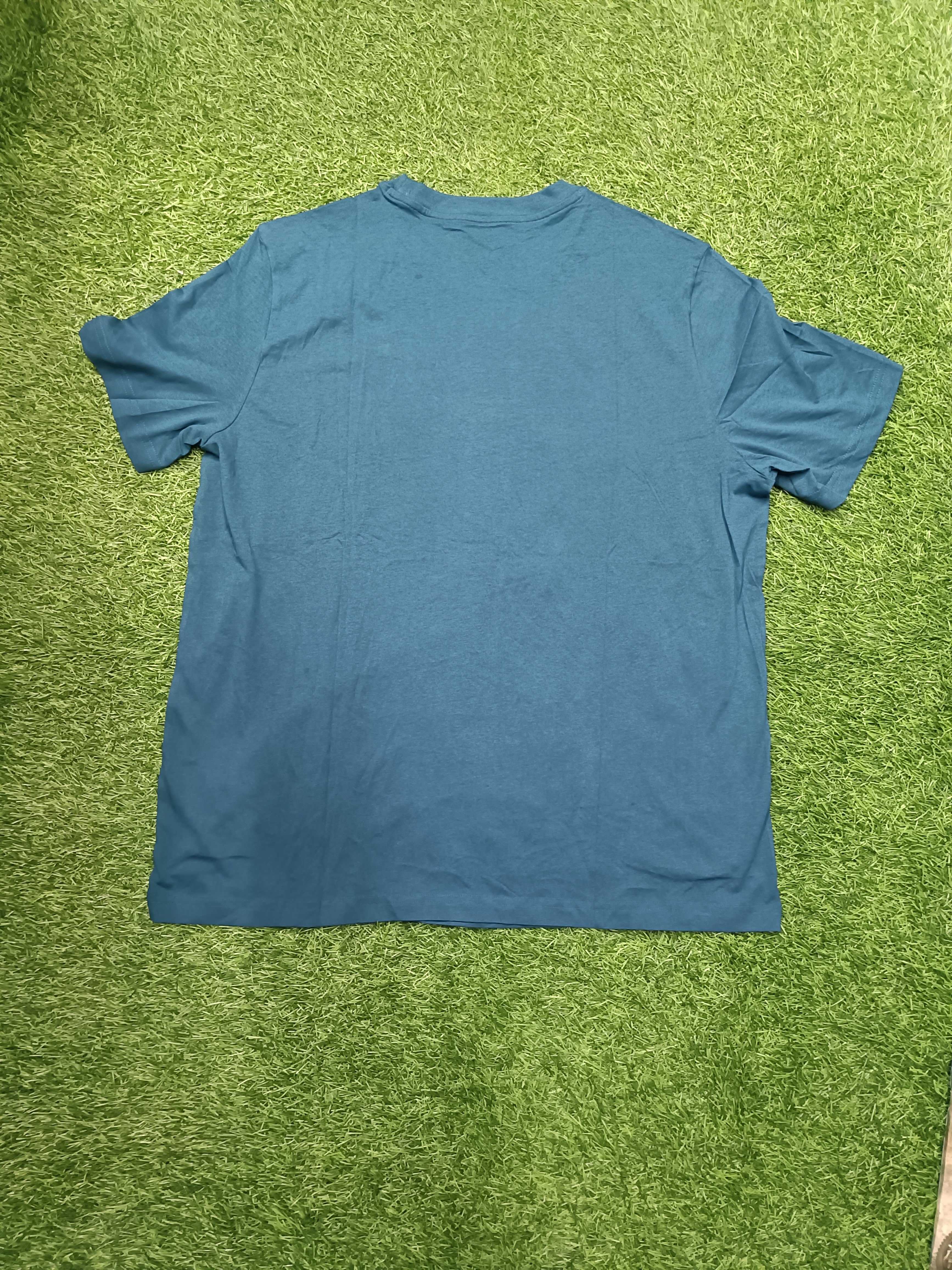 PUMA Men’s Teal Blue Graphic Print T-Shirt