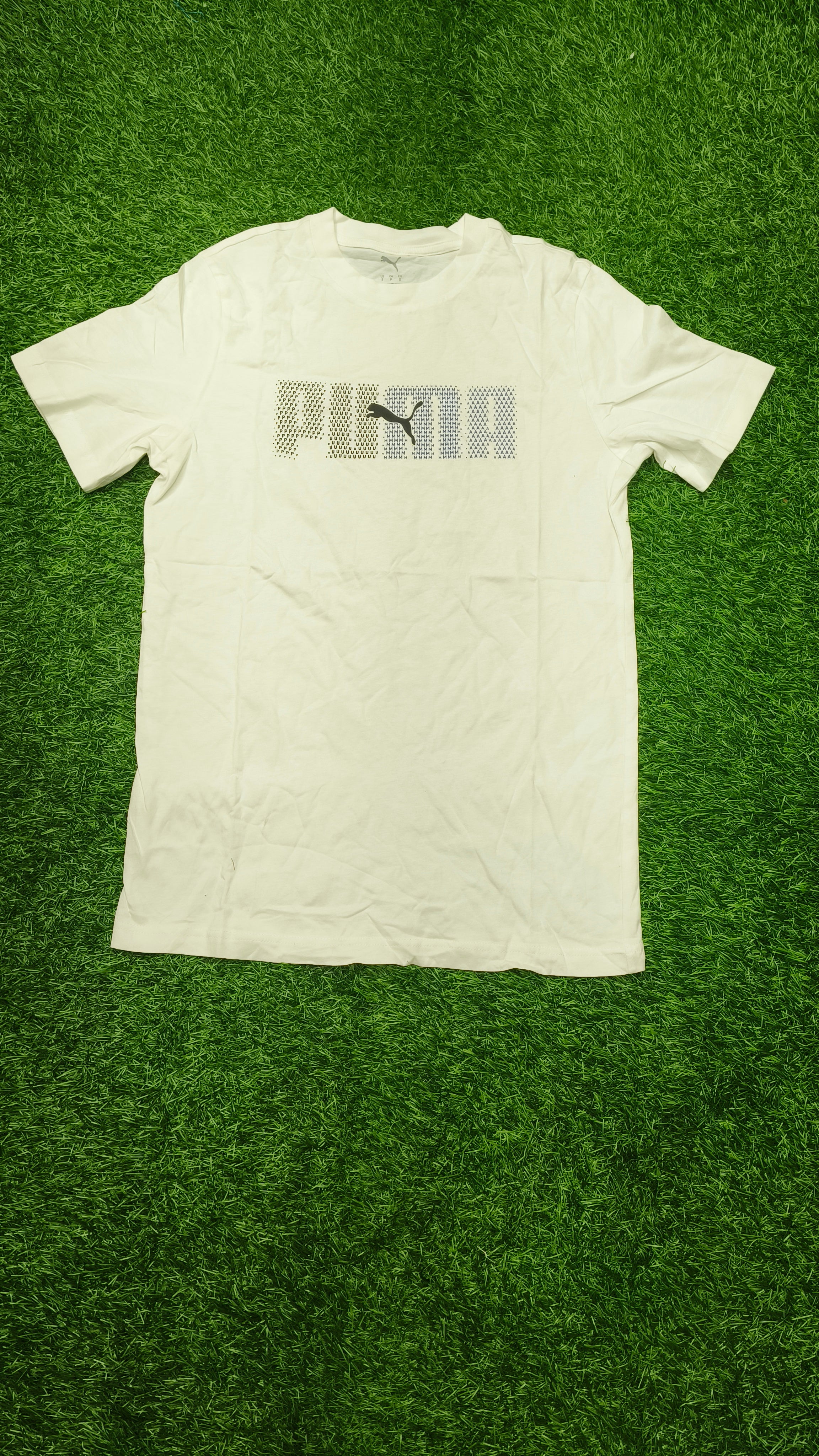 PUMA Men’s Off White Graphic Print T-Shirt