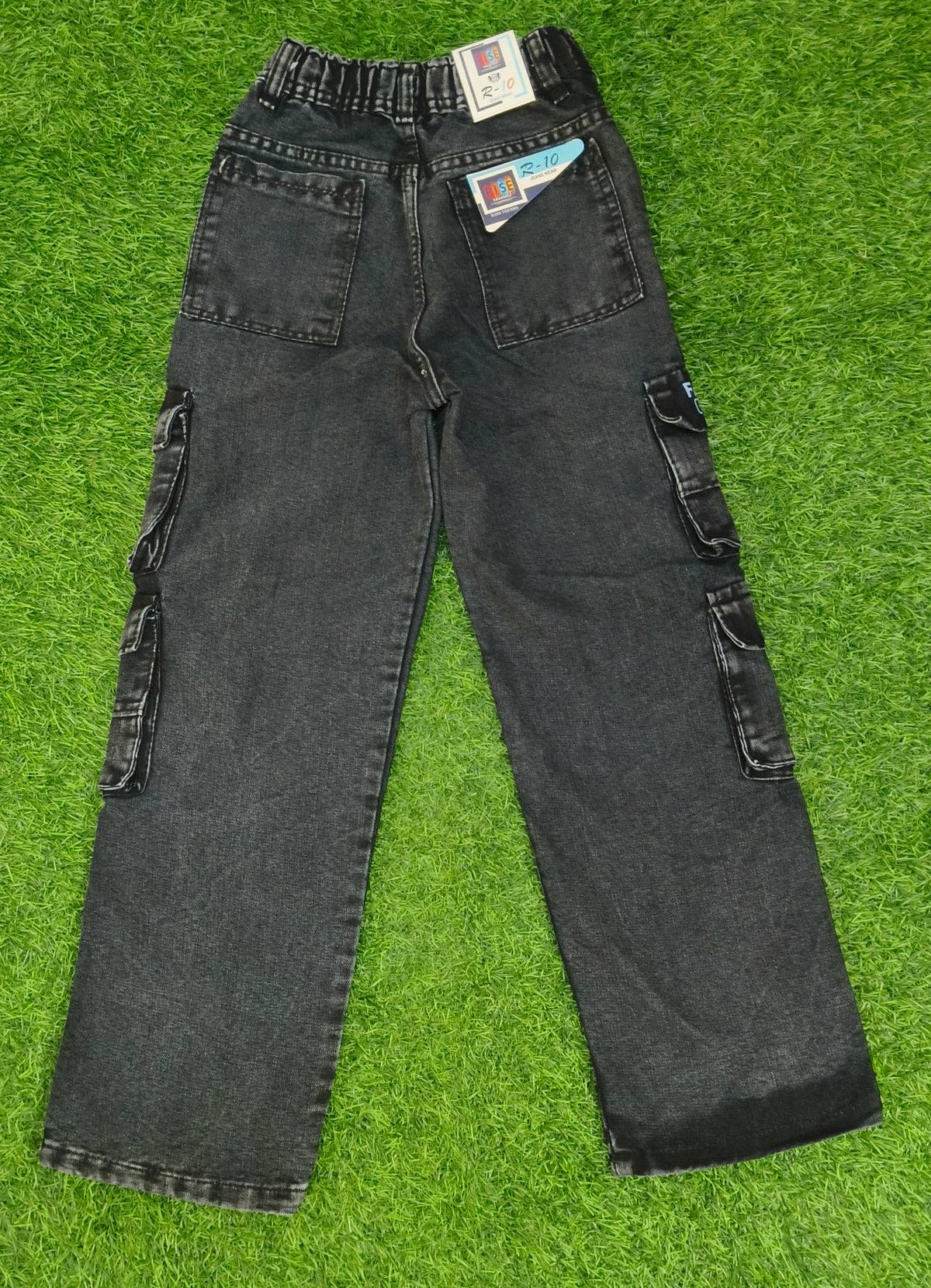 Boys Black Washed Stylish Denim Jeans