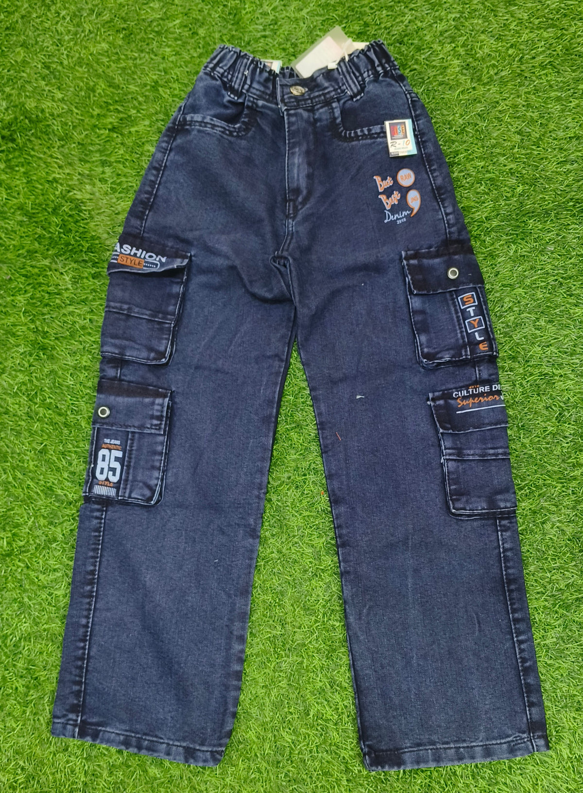 Boys black Washed Denim Stylish Jeans