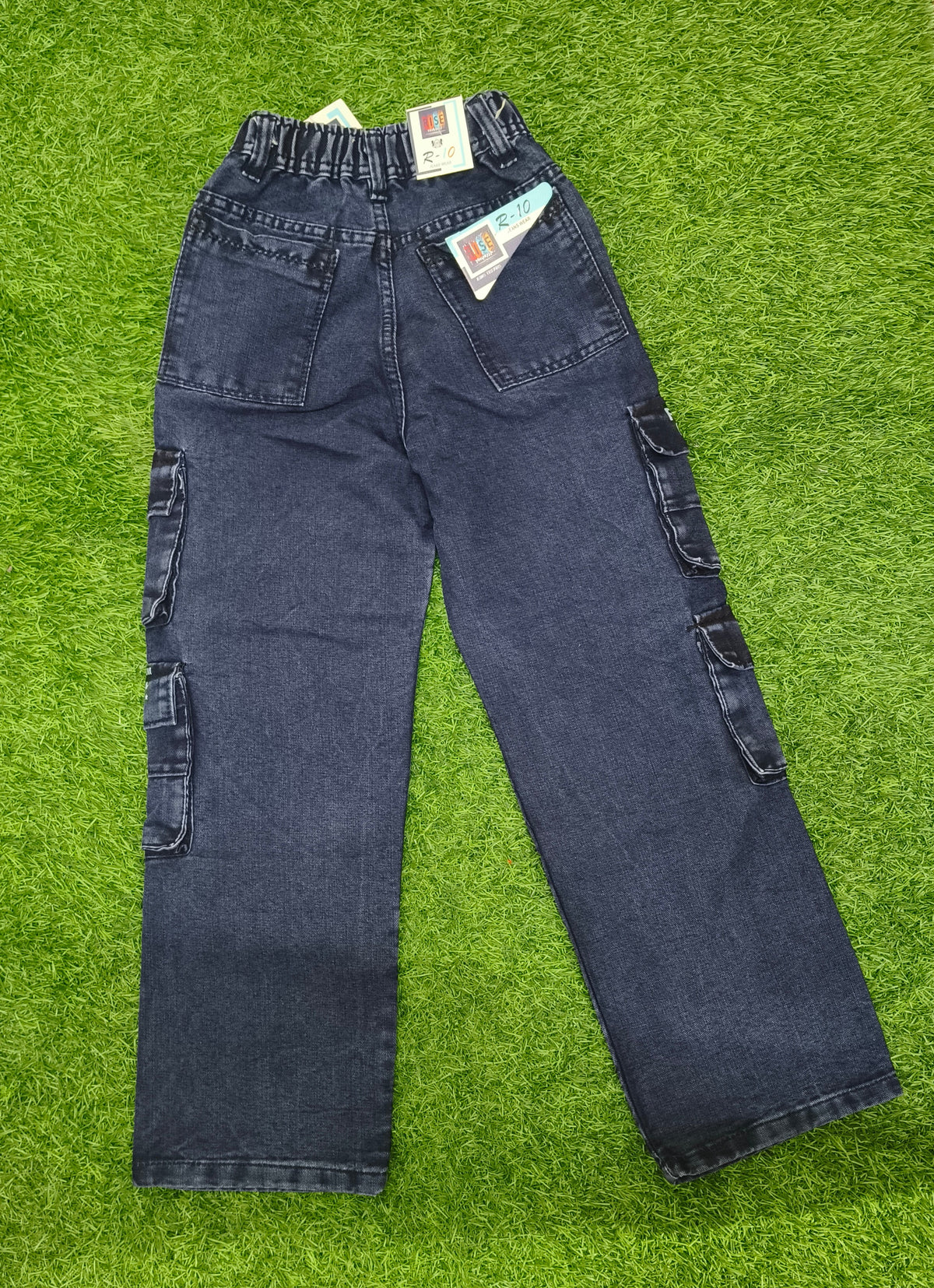Boys black Washed Denim Stylish Jeans
