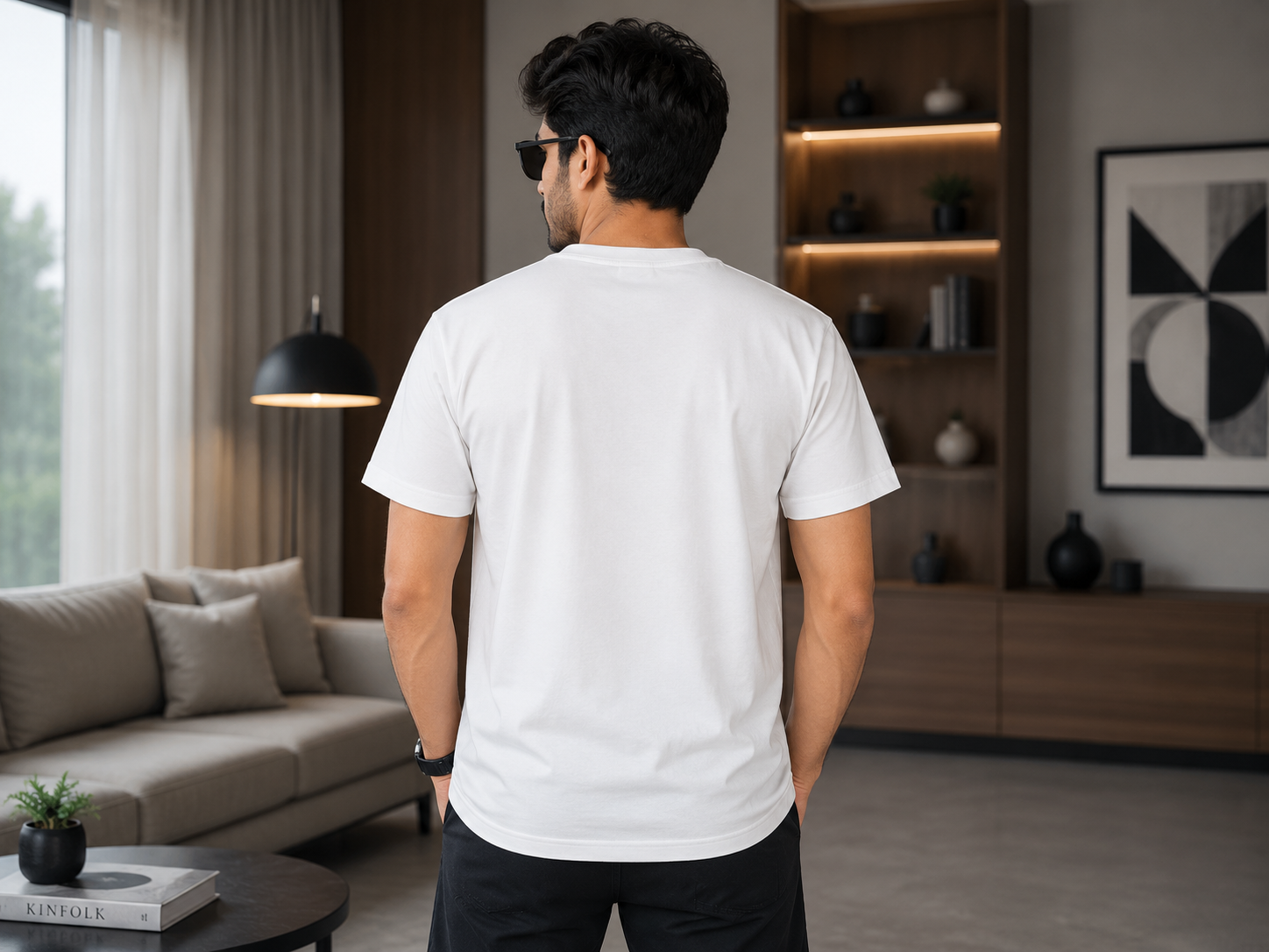 PUMA Men’s White Red Logo Graphic Printed Round Neck T-Shirt