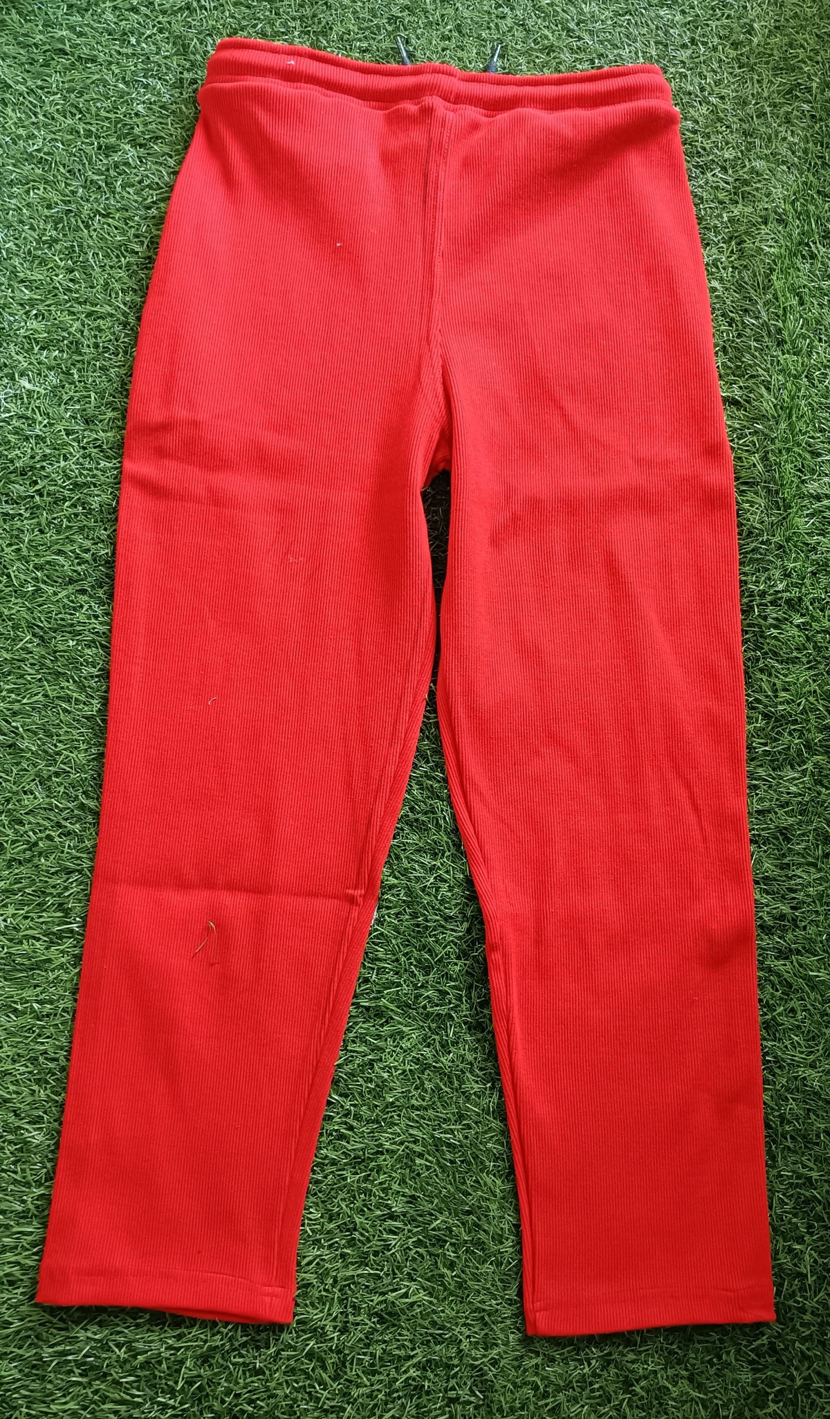 Boys Red Rib Fabric Track Pant