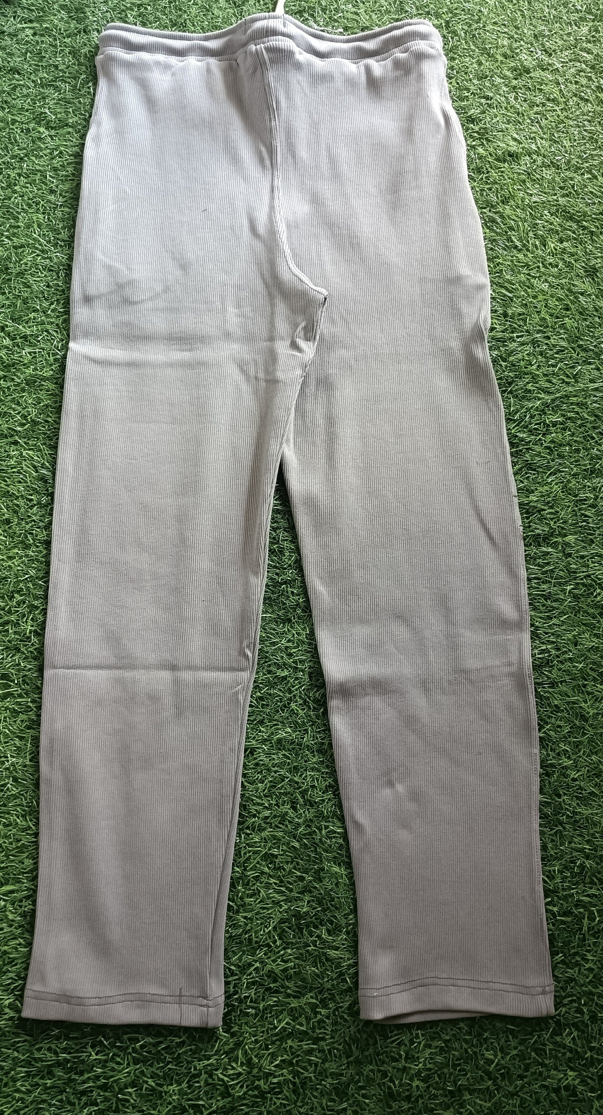 Boys Grey Rib Fabric Track Pant