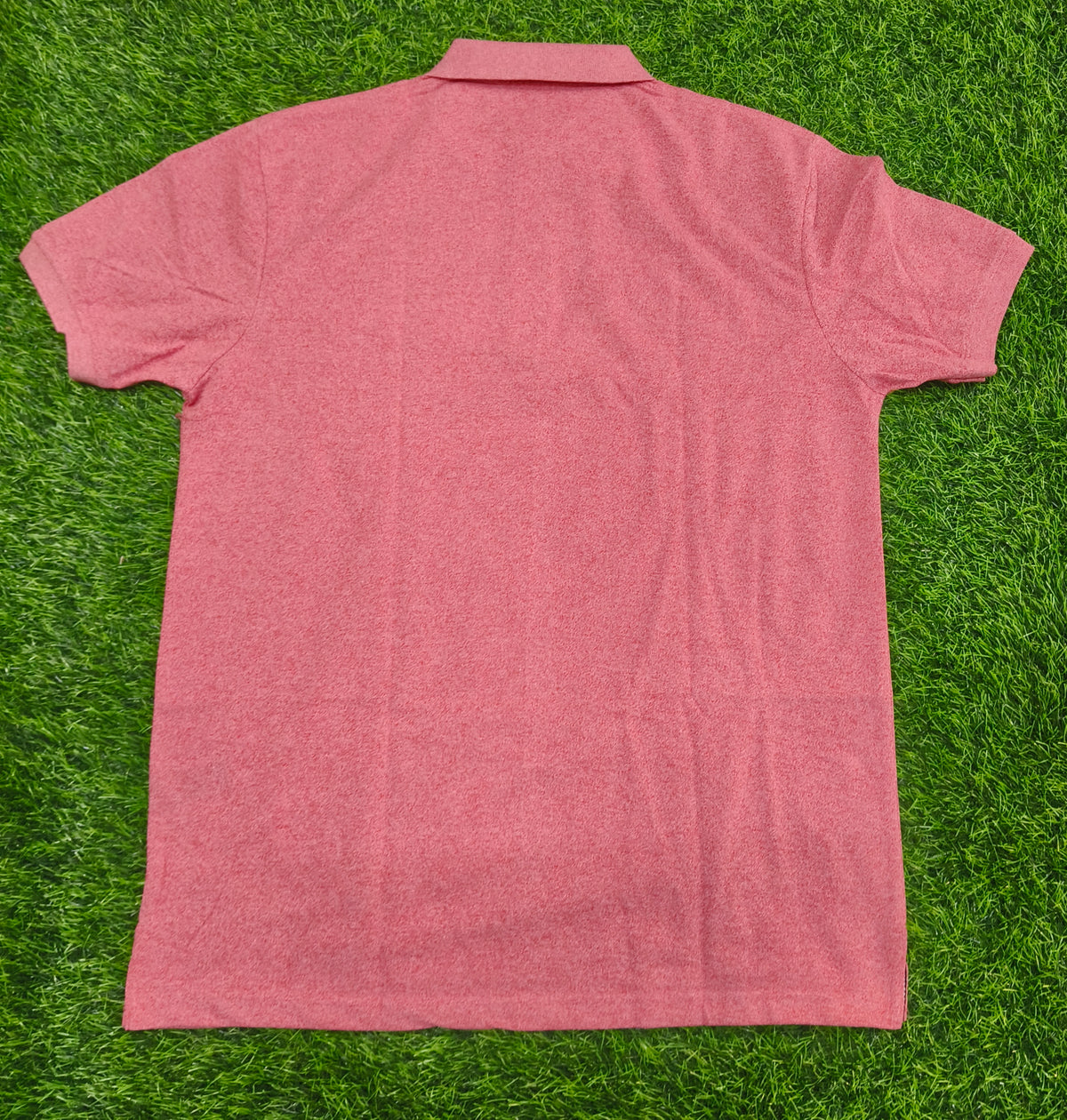 Men’s Rose Pink Polo T-Shirt with Chest Pocket