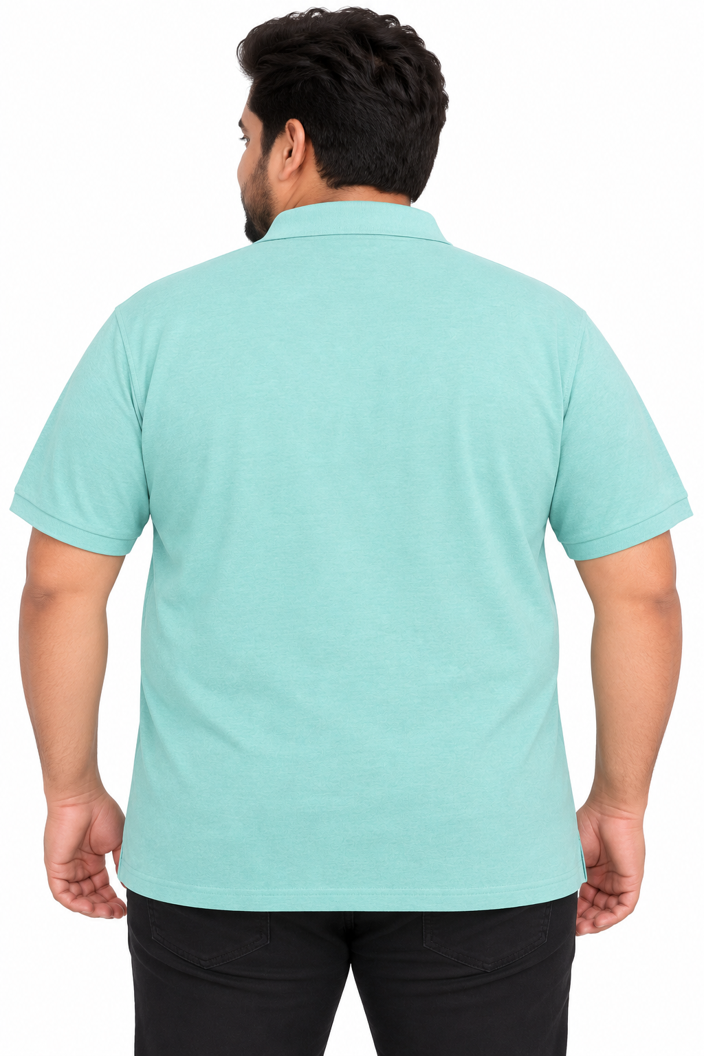 Men’s Light Mint Green Polo T-Shirt with Chest Pocket