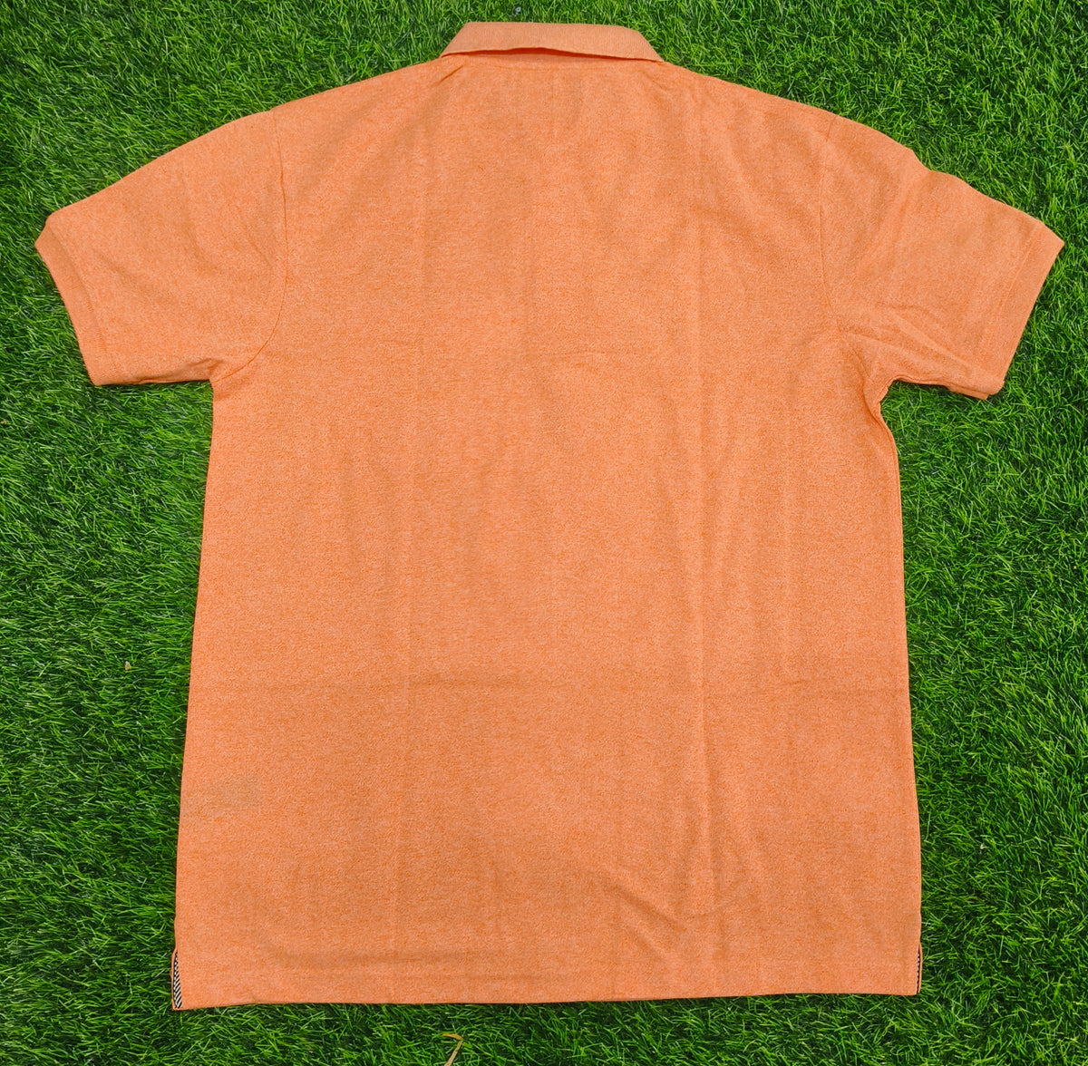 Men’s Peach Orange Polo T-Shirt with Chest Pocket