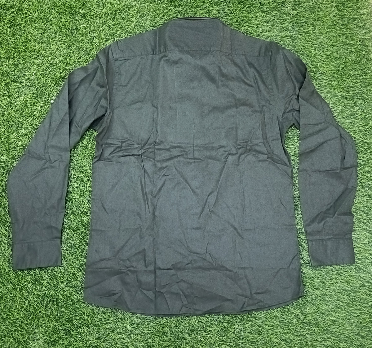 Men’s Dark Olive Green Solid Full Sleeve Shirt