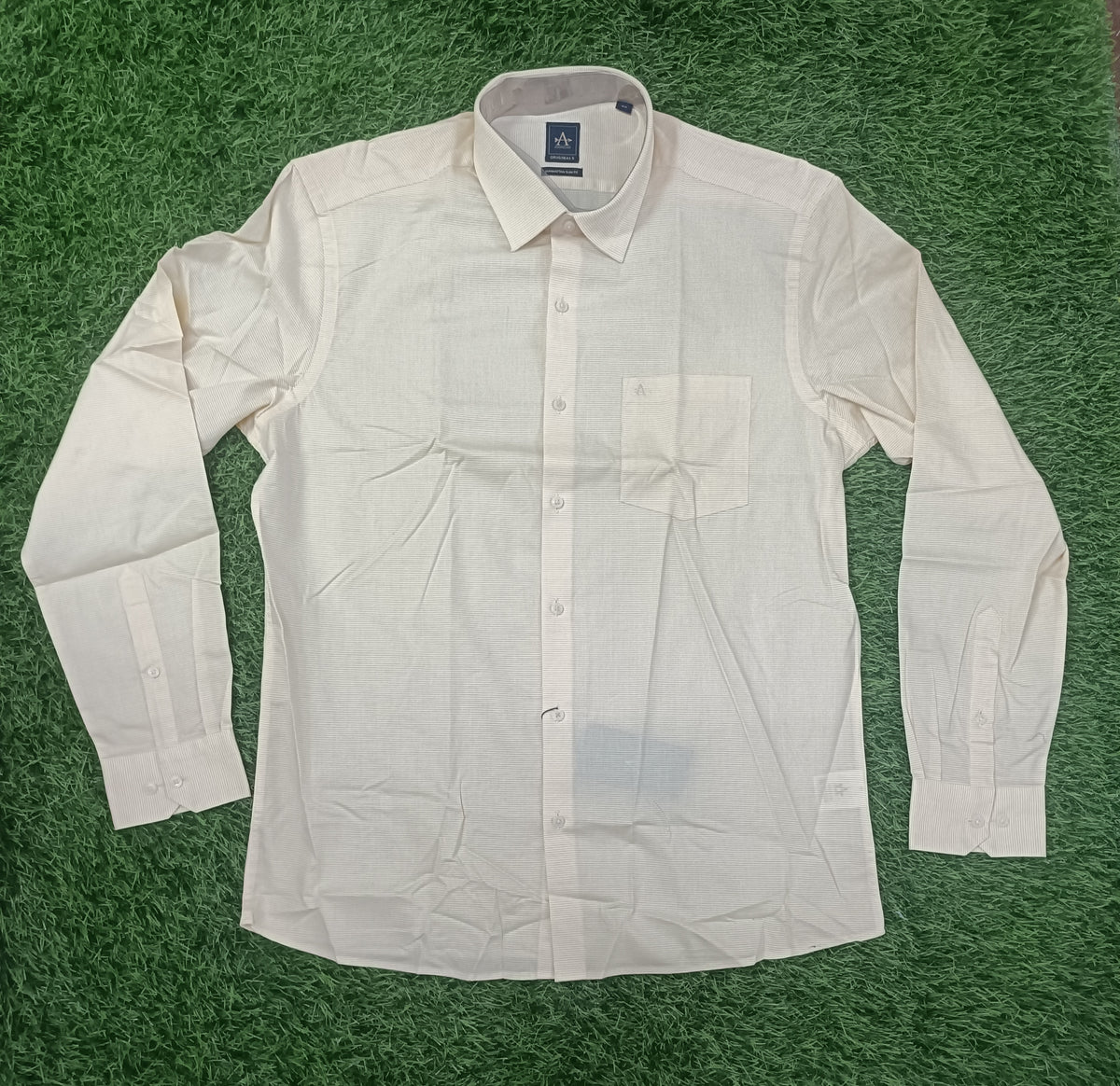 Men’s Light Orange Full Sleeve Shirt