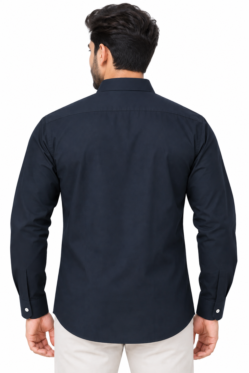 Men’s Navy Blue Full Sleeve Shirt
