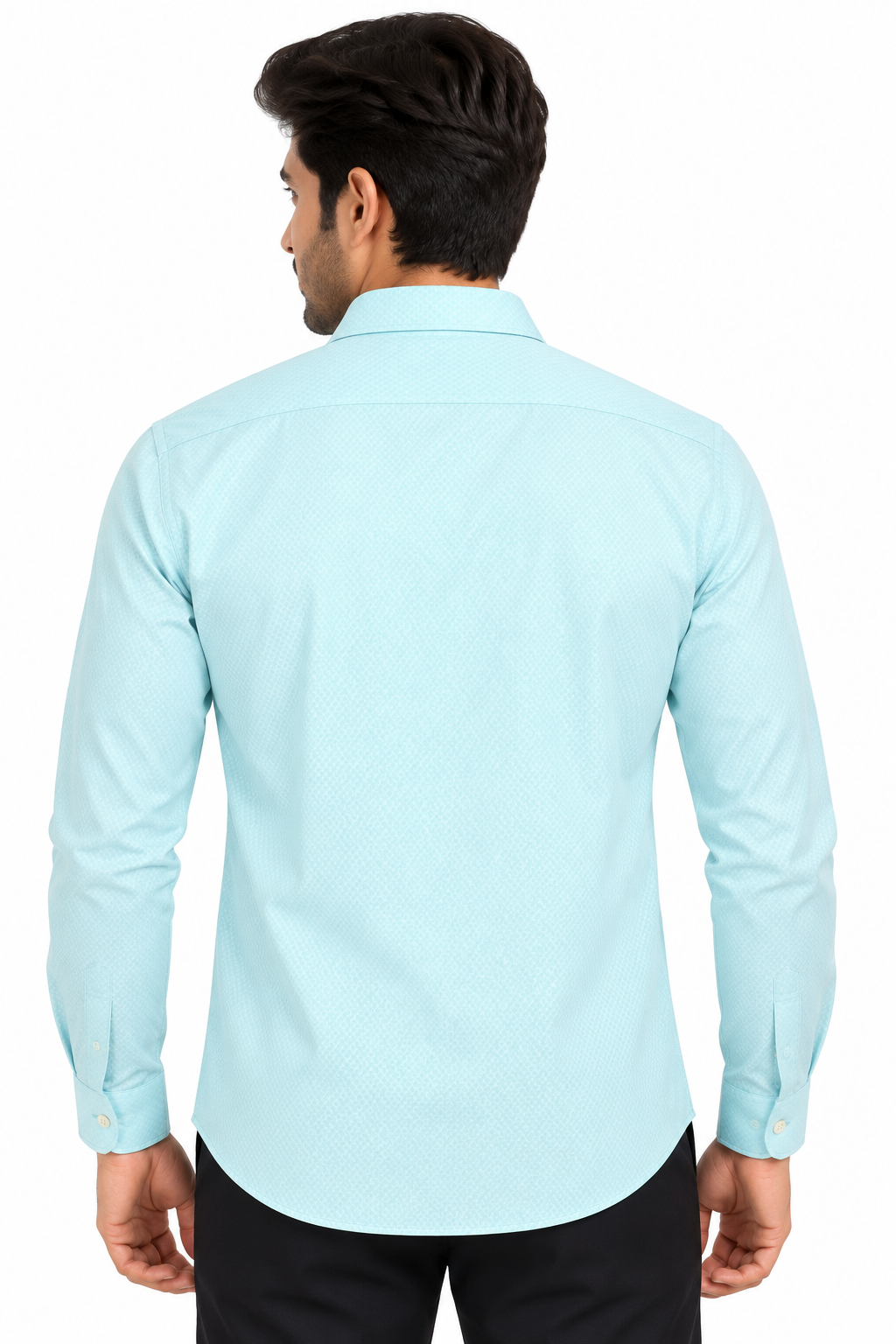 Men’s Light Sky Blue Full Sleeve Shirt