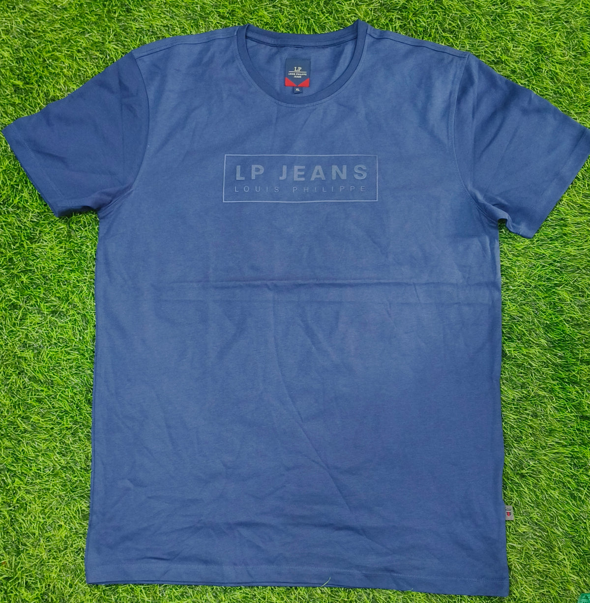 Men's Navy Blue Round Neck T-Shirt