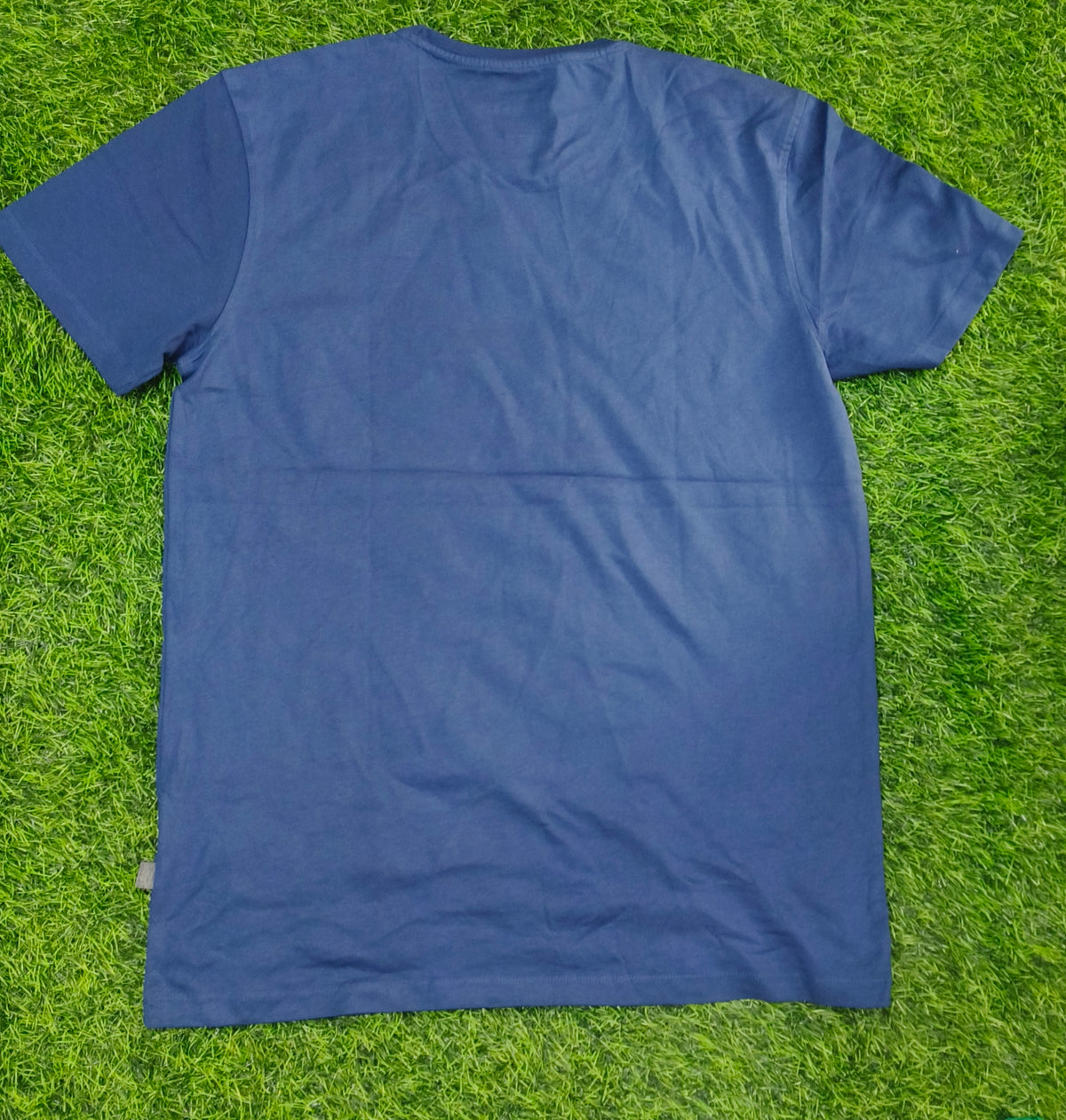 Men's Navy Blue Round Neck T-Shirt