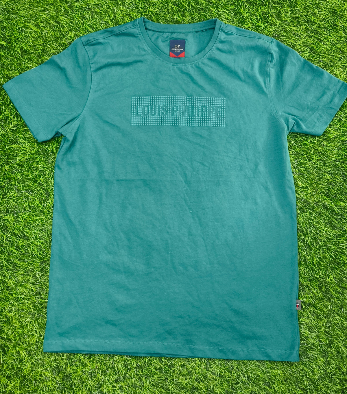 Men's Teal Green Round Neck T-Shirt