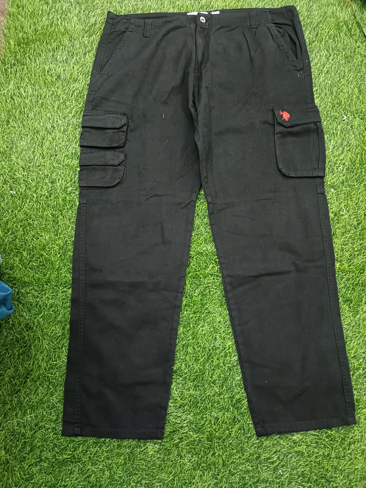 Men’s Black Color Multi-Pocket Cargo Pant