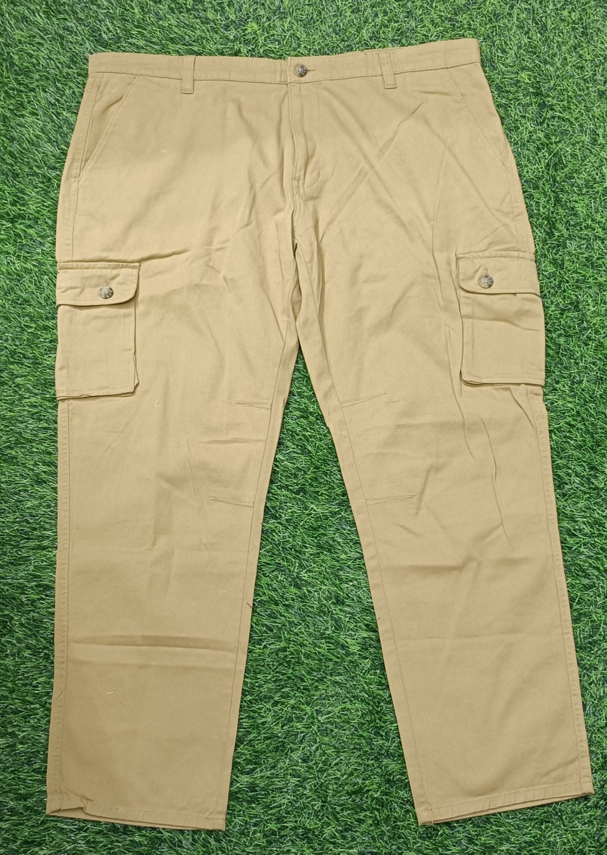 Men’s Khaki Brown 6 Pocket Cargo Pant