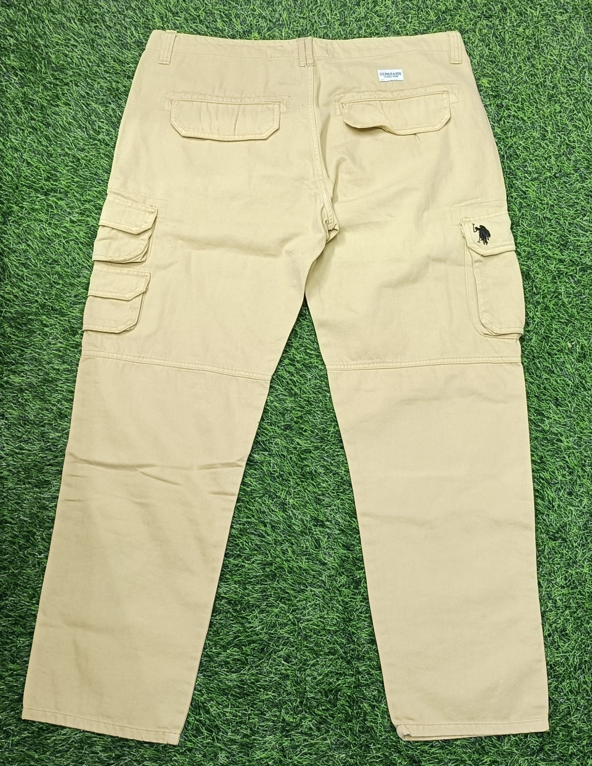 Men’s Khaki Multi-Pocket Cargo Pant