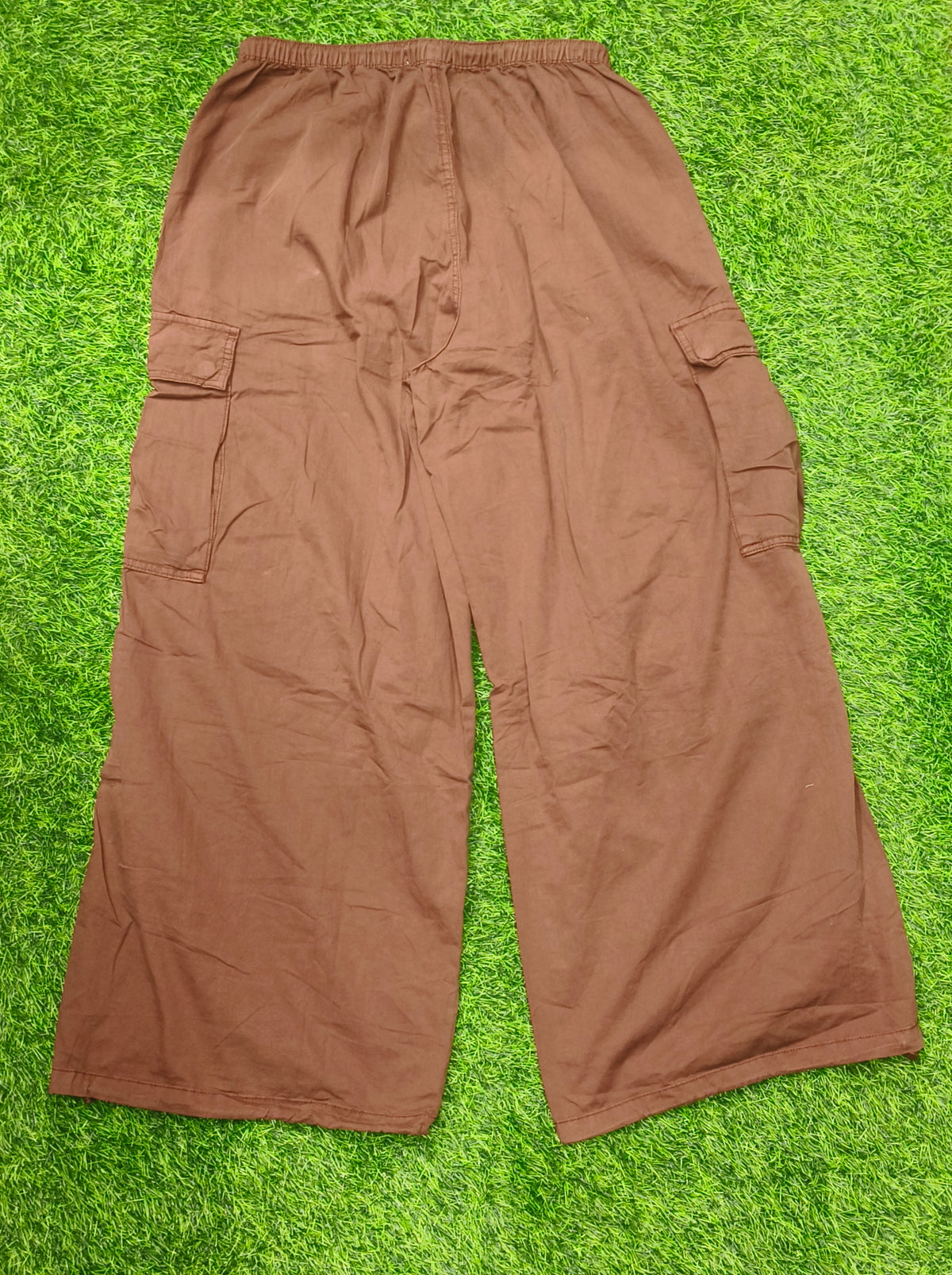 Men’s Brown 4-Pocket Baggy Cargo Pant
