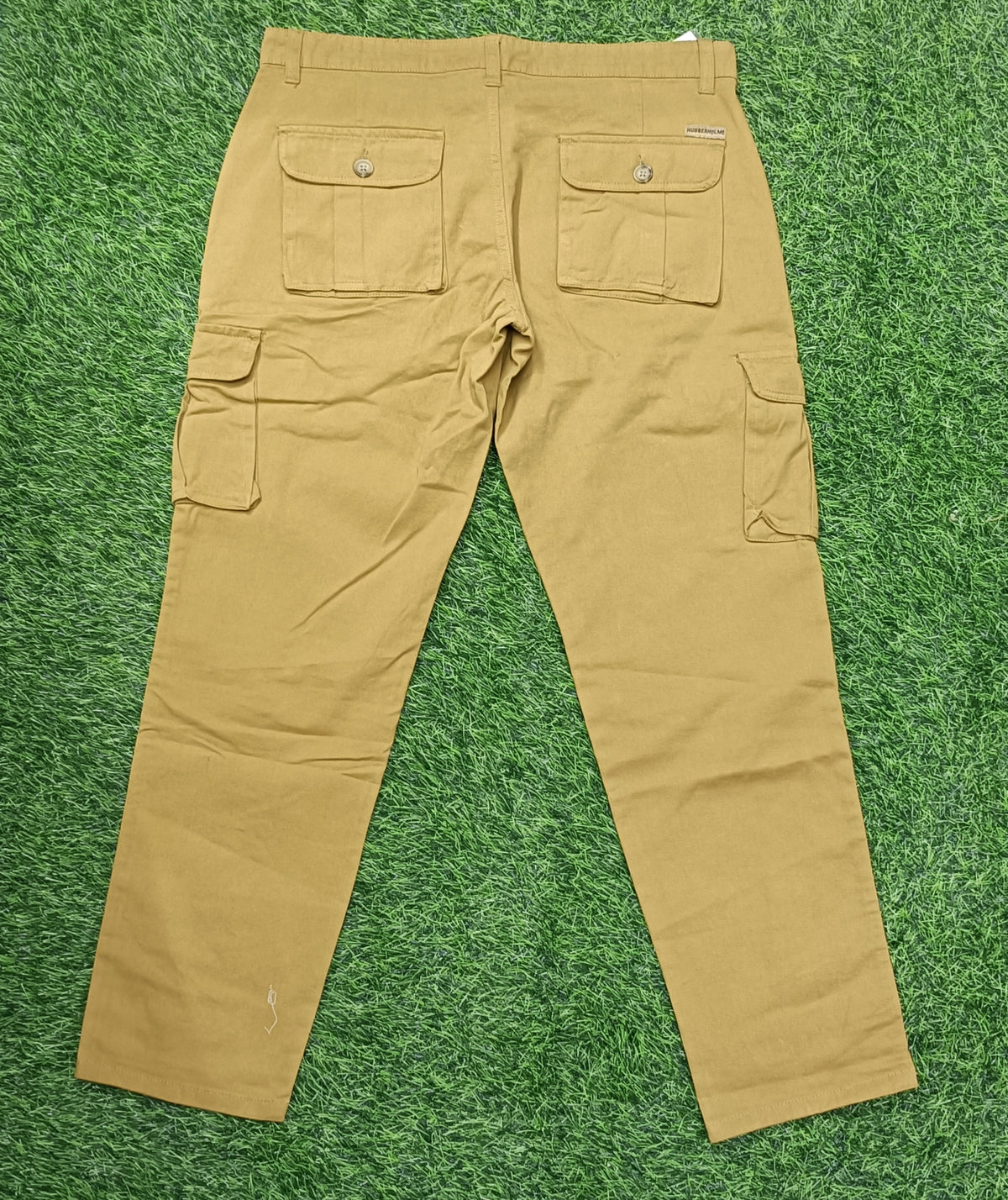 Men’s Mustard Brown 6-Pocket Cargo Pant