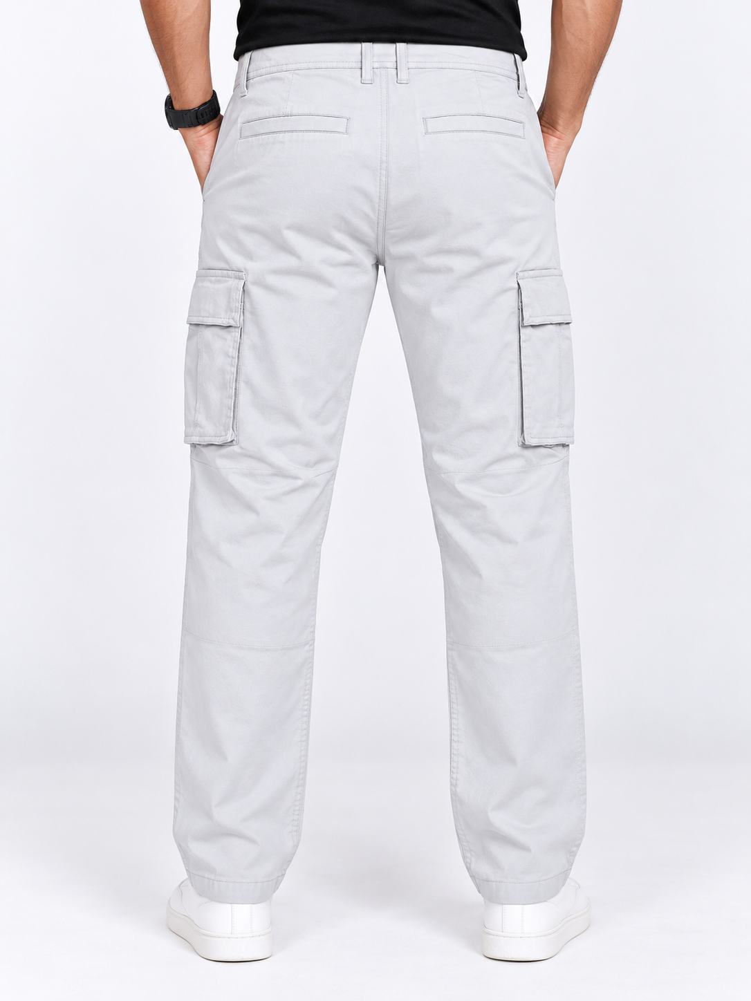 Men’s Cream 6-Pocket Cargo Pant