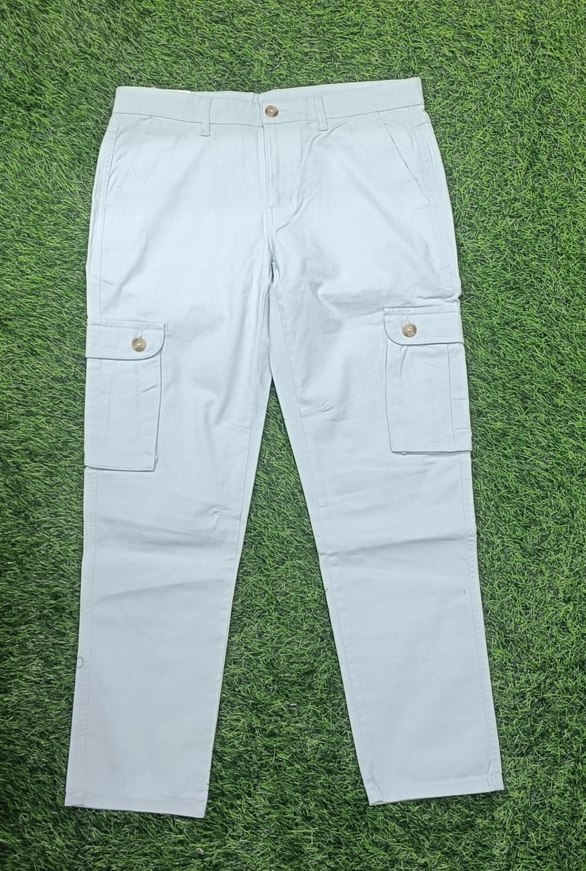 Men’s Light Sky Blue 6-Pocket Cargo Pant