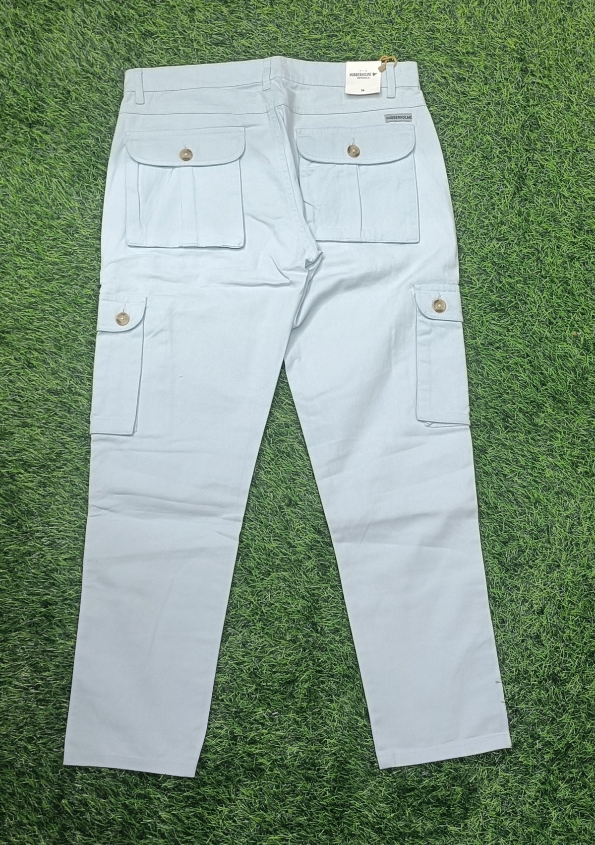 Men’s Light Sky Blue 6-Pocket Cargo Pant