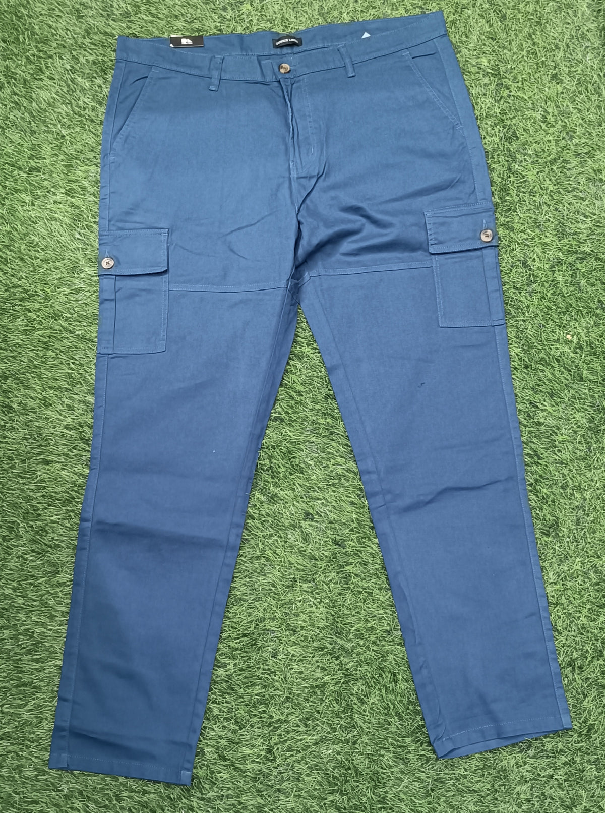 Men’s Blue 6-Pocket Cargo Pant