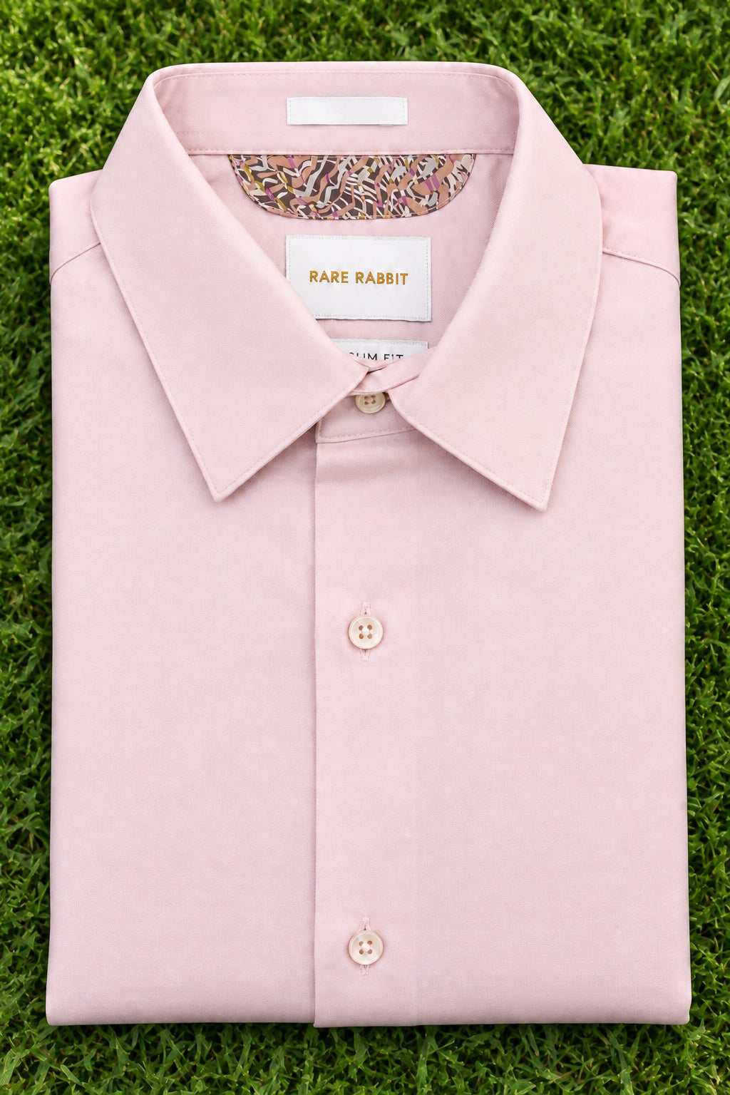 Men’s Light Pink Colour Solid Full Sleeve Shirt