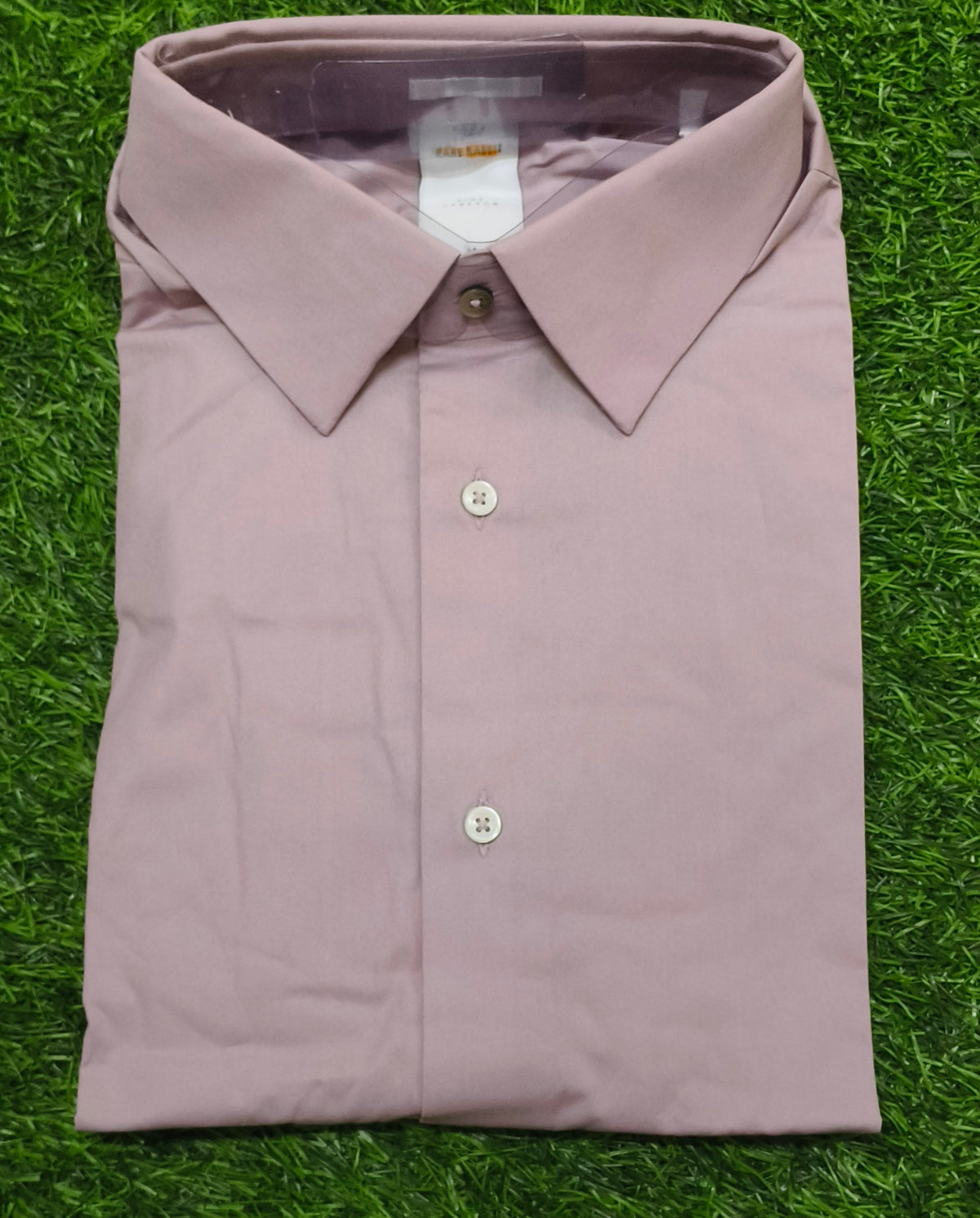 Men’s Dusty Pink Solid Full Sleeve Shirt