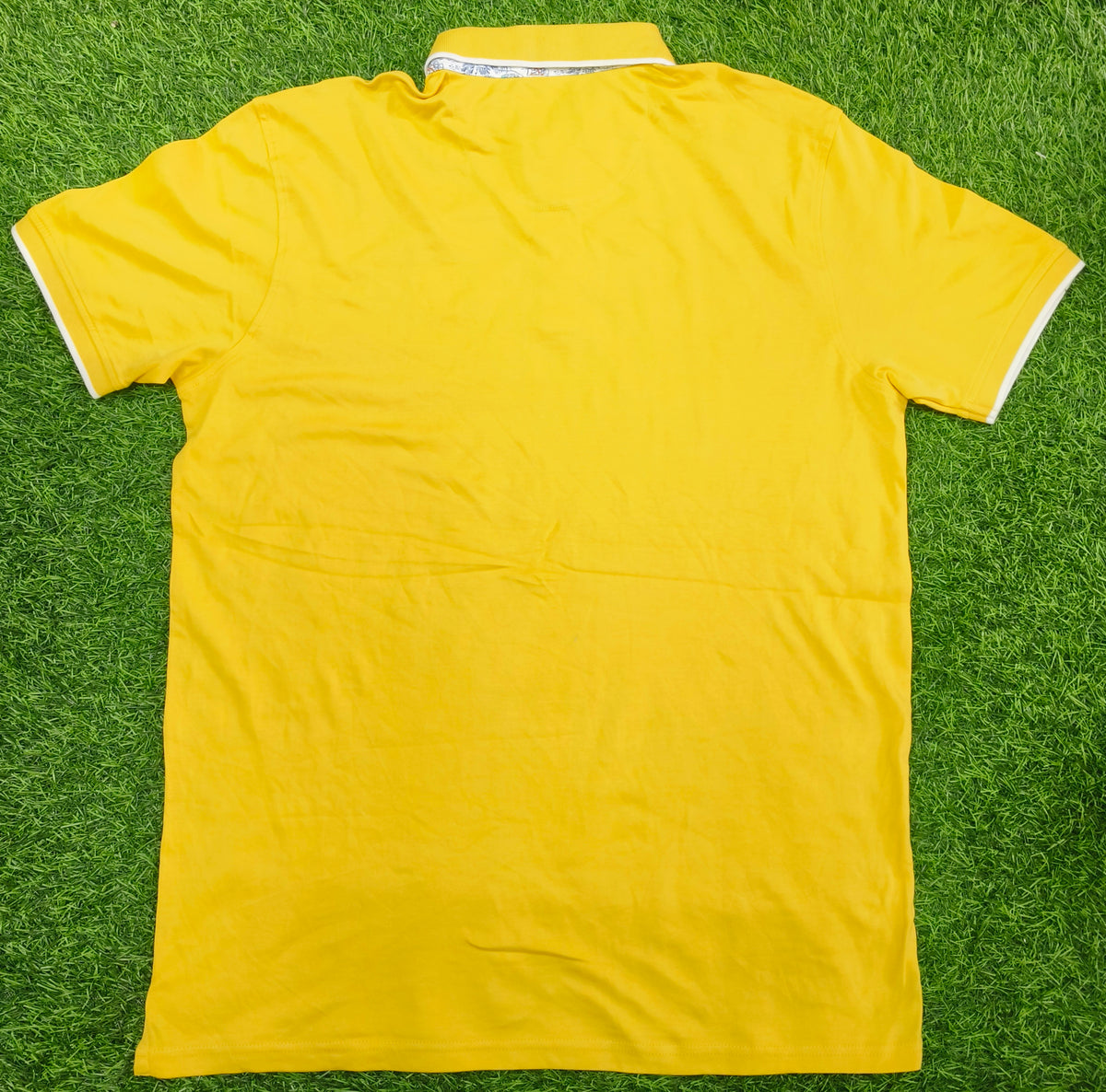 Men’s Yellow Polo Collar T-Shirt