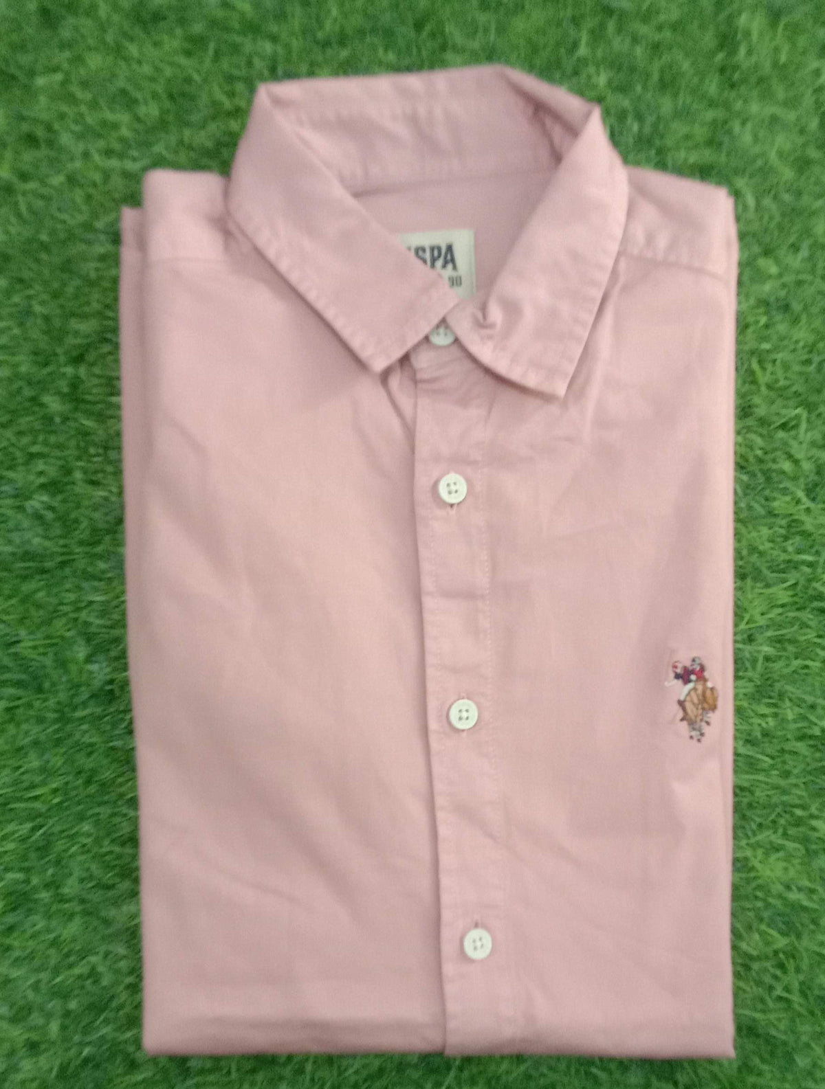 Men’s Dusty Pink color Solid Full Sleeve Shirt