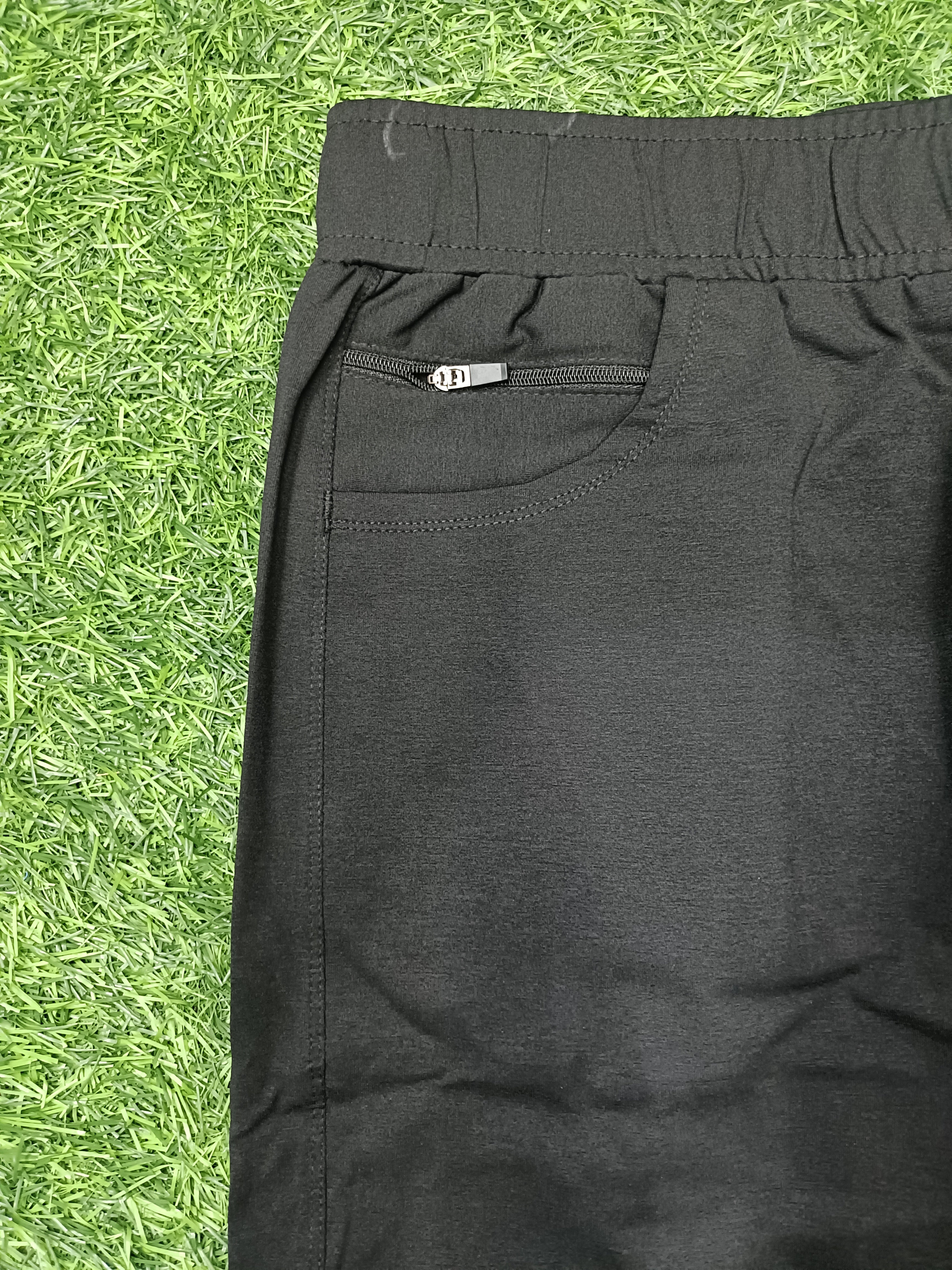 Men's Black Cargo Track Pant - 4 Pocket  - Loose Fit - Daily Wear & Gym